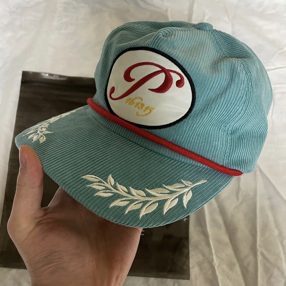 Peaceminusone 5 Panel Ball Cap #2 Mint 착용 스타일 - 1