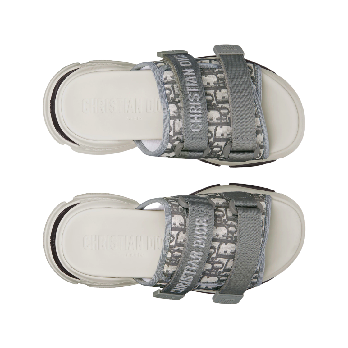 (W) 디올 D 완더 뮬 그레이((W) Dior D-Wander Mule Grey) - 2