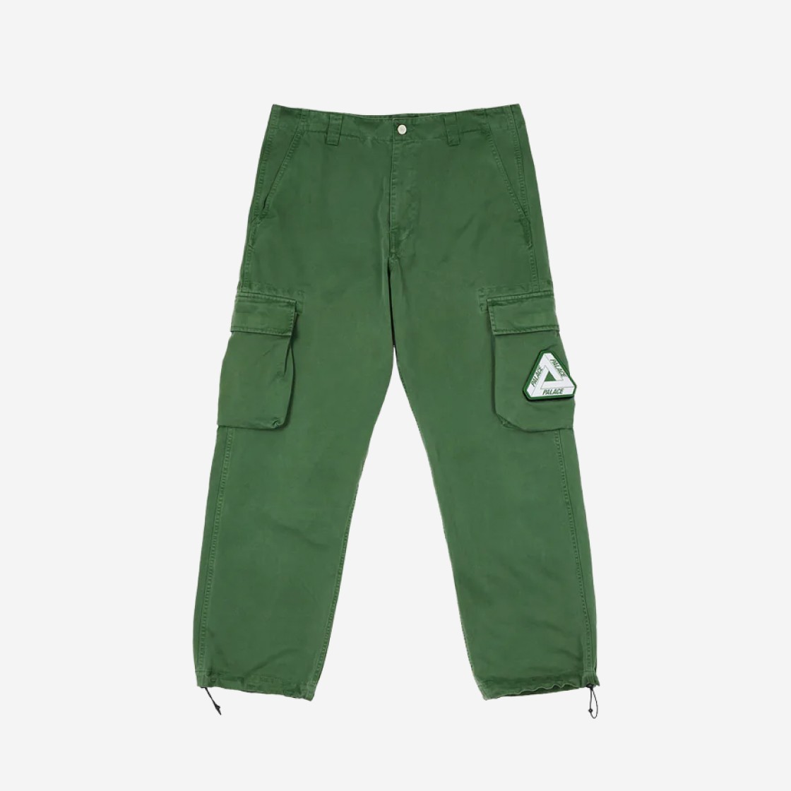 Palace Garment Dyed Cargo Trousers Olive - 22FW 상세 이미지 2