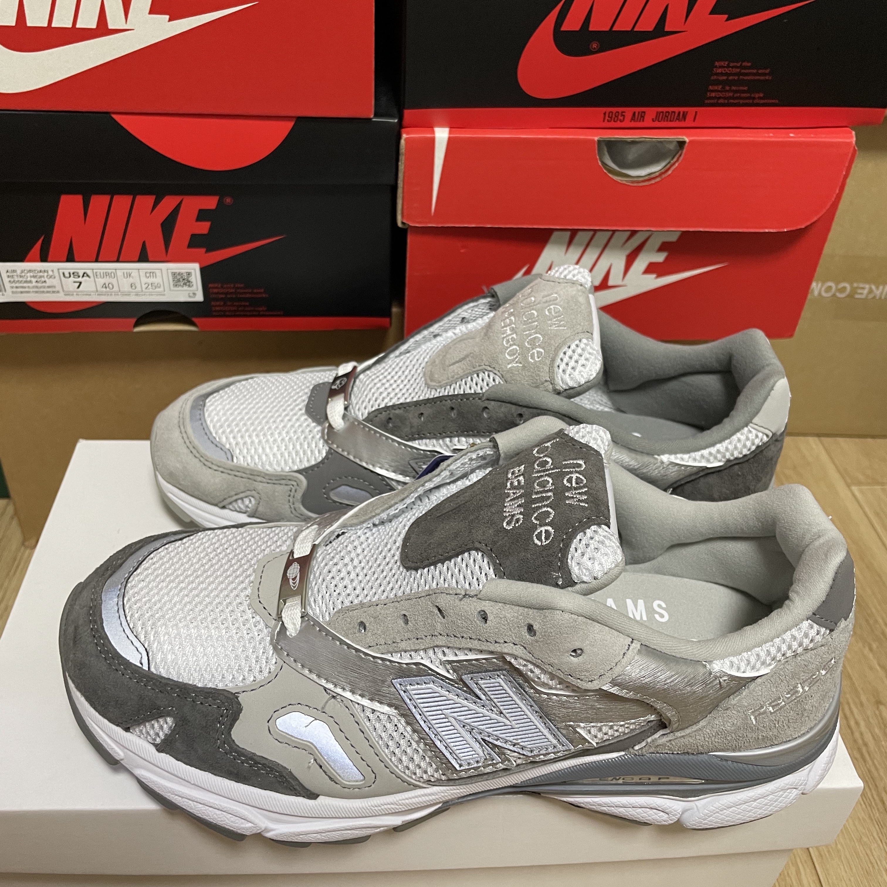 New Balance x Paperboy Paris x Beams 920 Made in UK Ice Boy 착용 스타일
