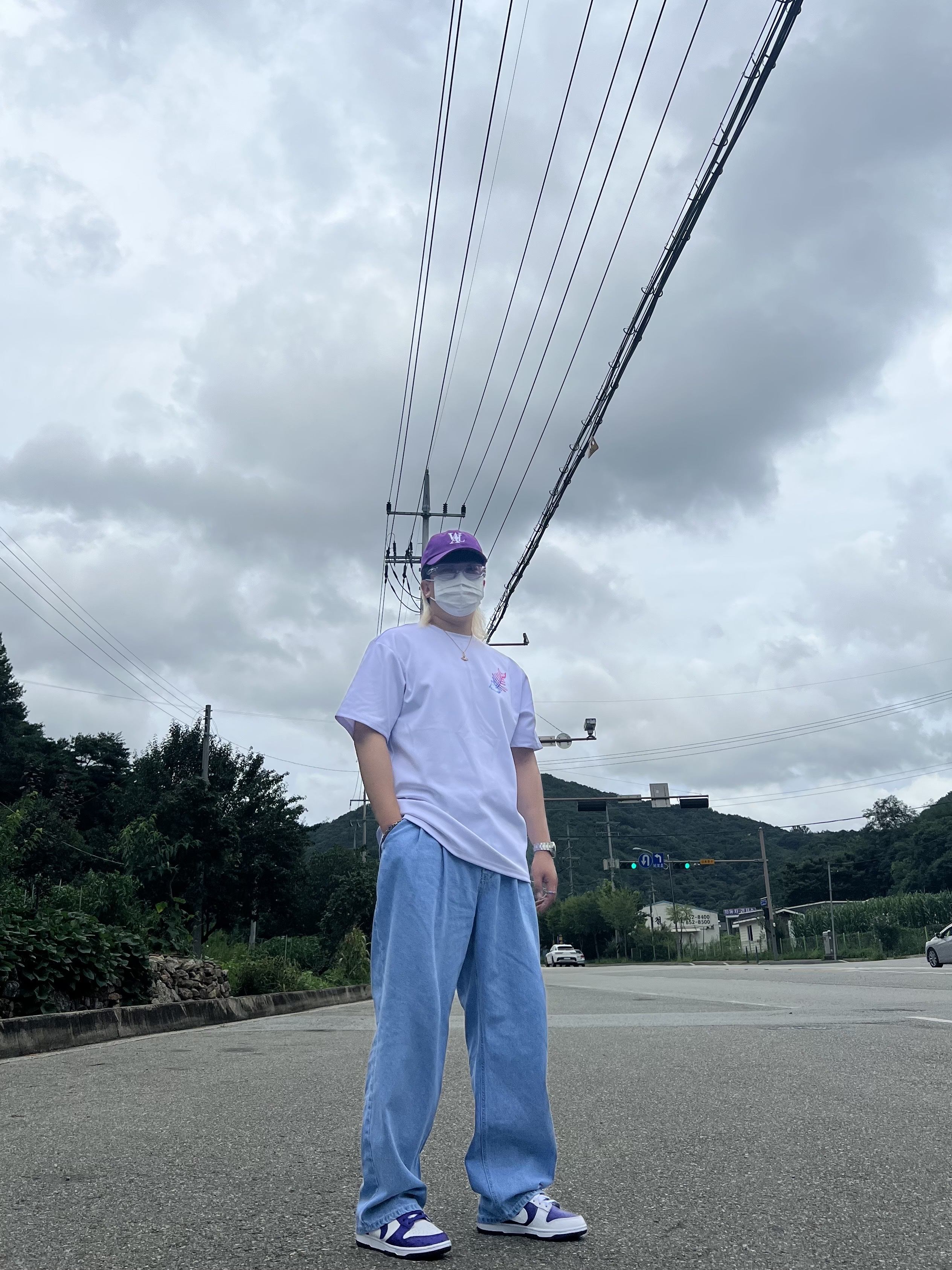 (W) Nike Dunk Low SE Flip 착용 스타일 - 3