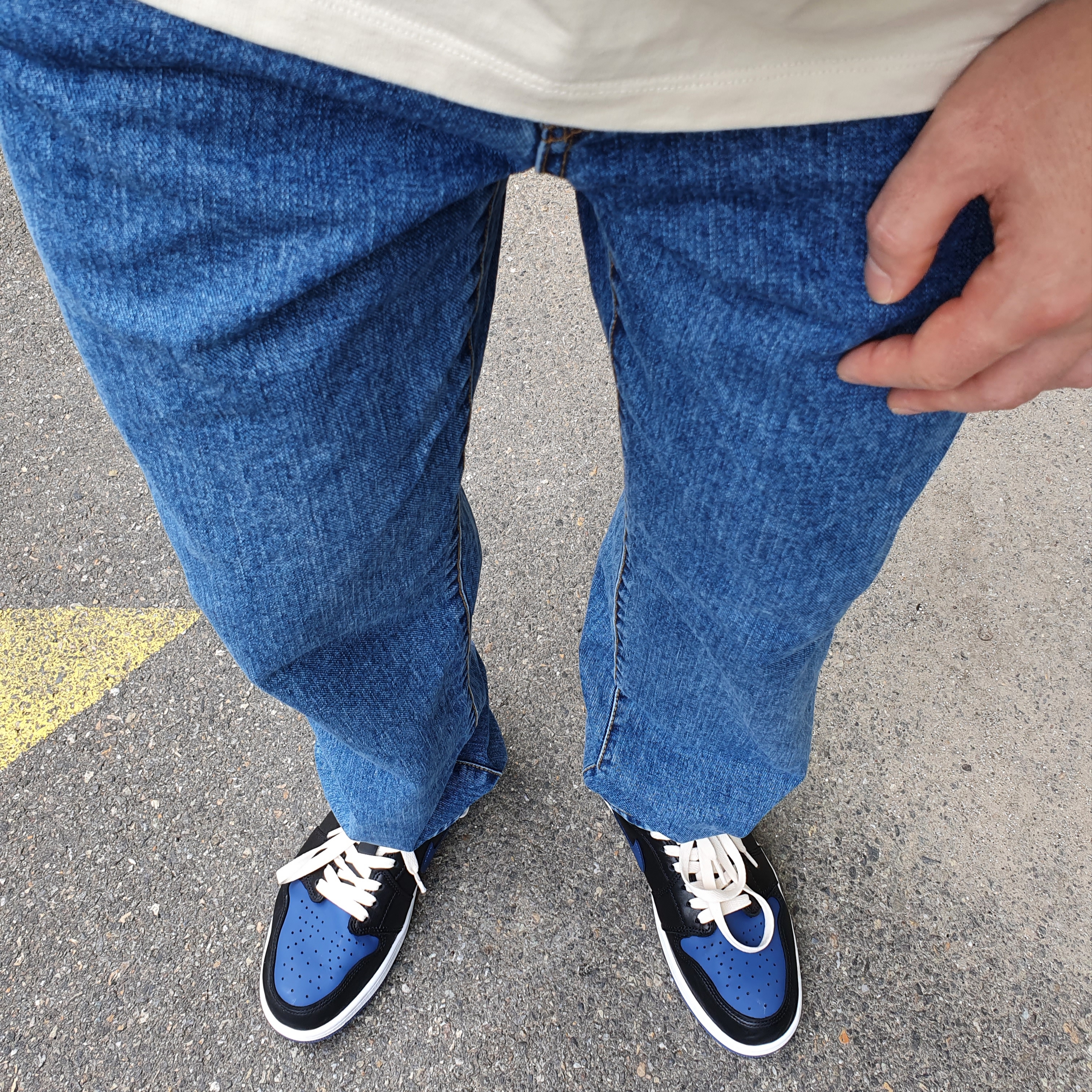 Jordan 1 Retro Low OG Mystic Navy 착용 스타일