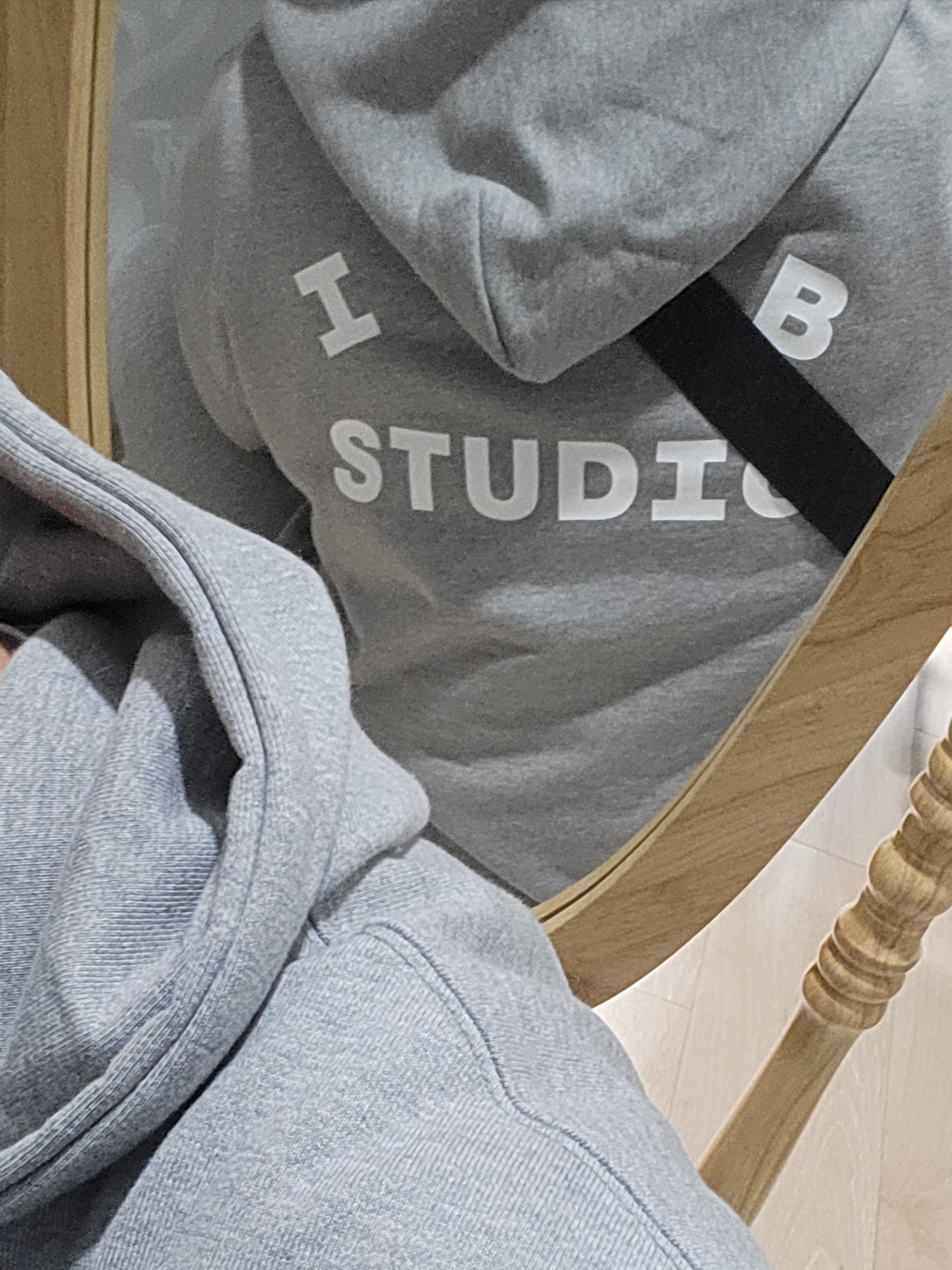 IAB Studio Zip-Up Hoodie Gray - 22FW 착용 스타일 - 2