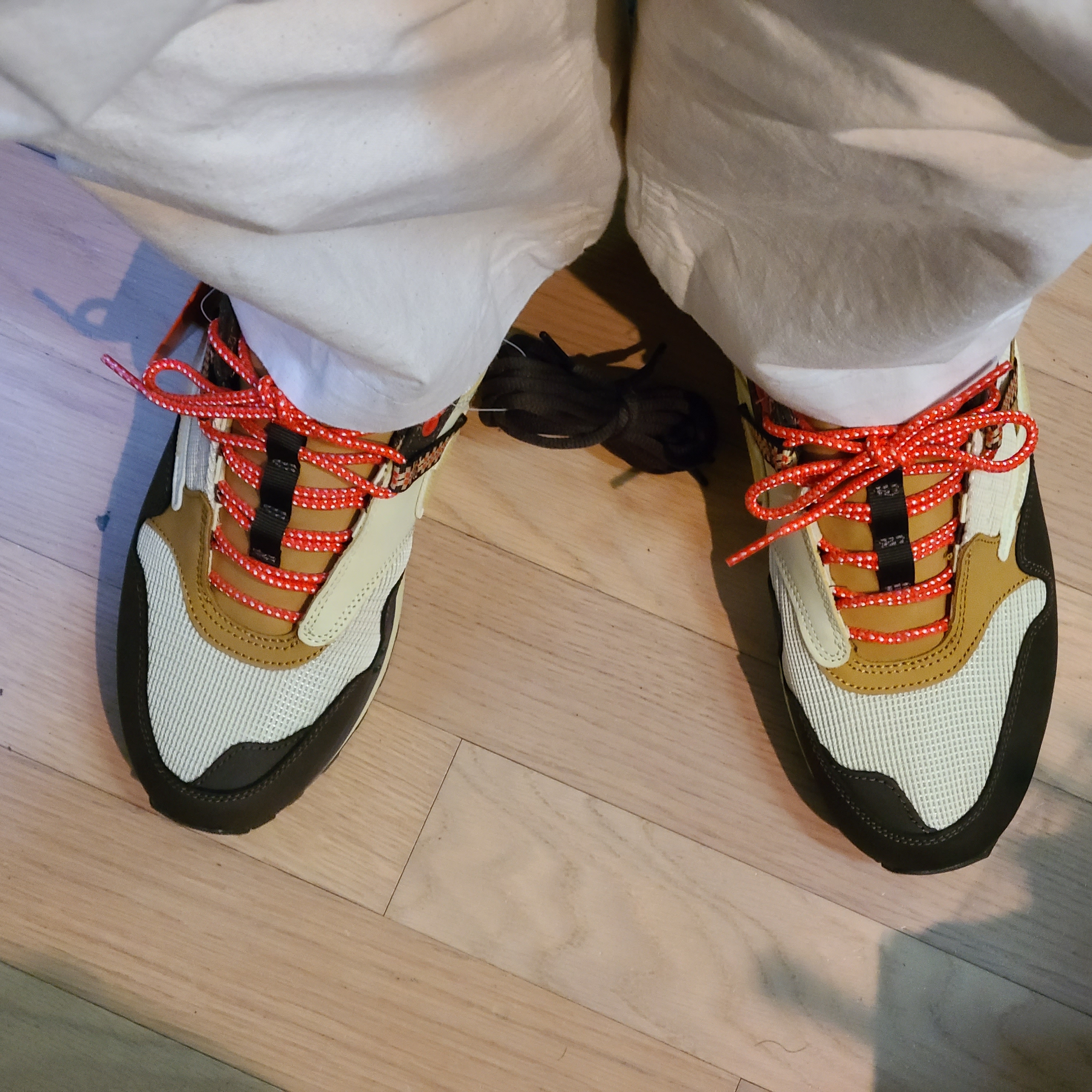 Nike x Travis Scott Air Max 1 Cact.us Brown 착용 스타일 - 4