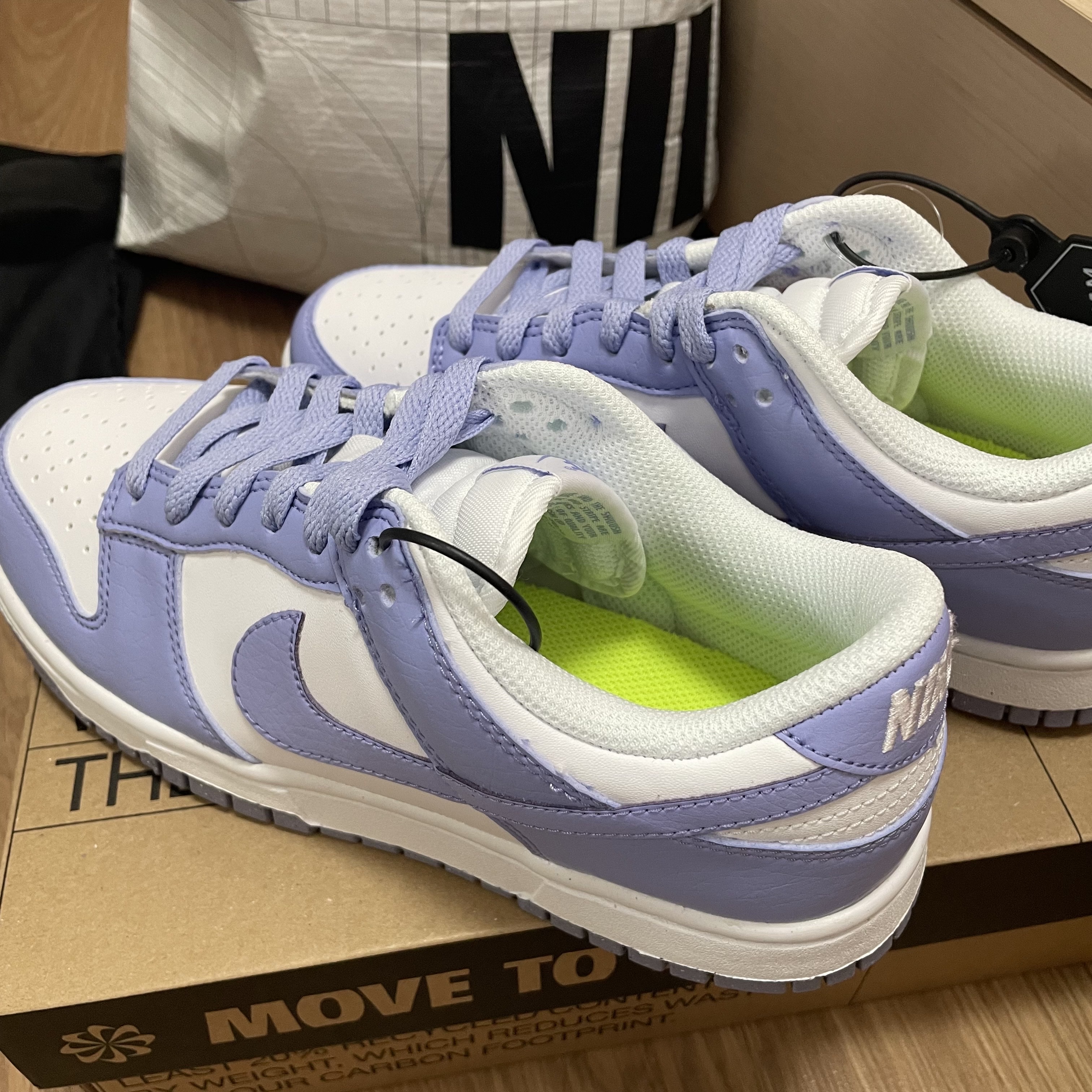(W) Nike Dunk Low Next Nature Lilac 착용 스타일