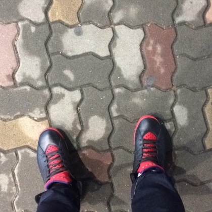 Jordan 11 Retro Legend Blue 2014, Nike x Acronym Lunar Force 1 SP Zip Turbo Green 착용 스타일 - 5