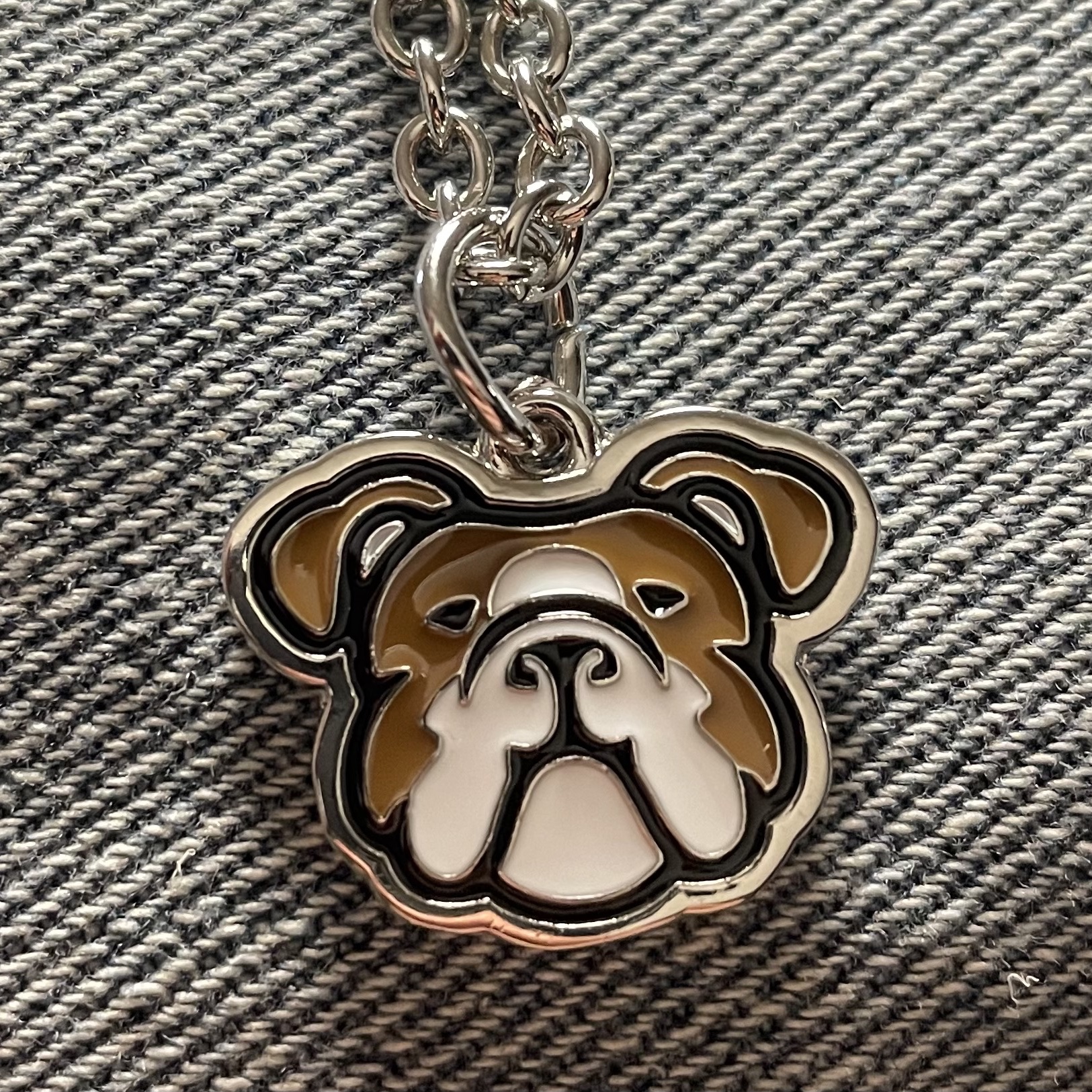 Human Made Animal Necklace Dog Brown 착용 스타일