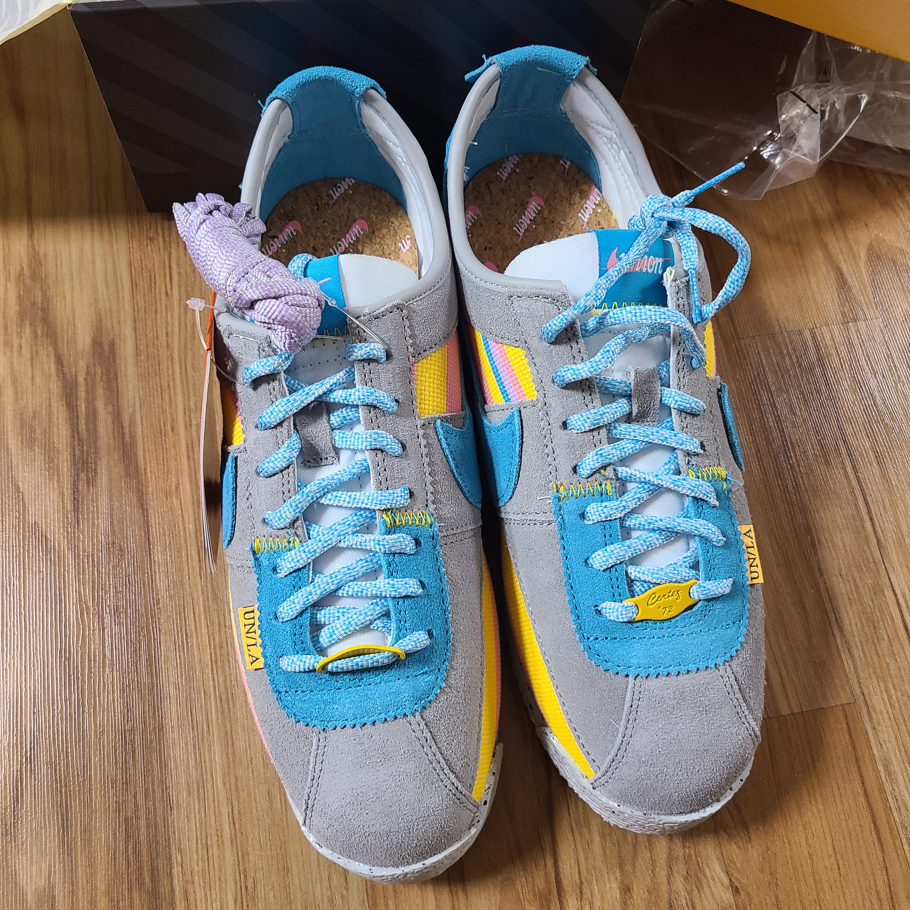 Nike x Union Cortez SP Light Smoke 착용 스타일 - 3