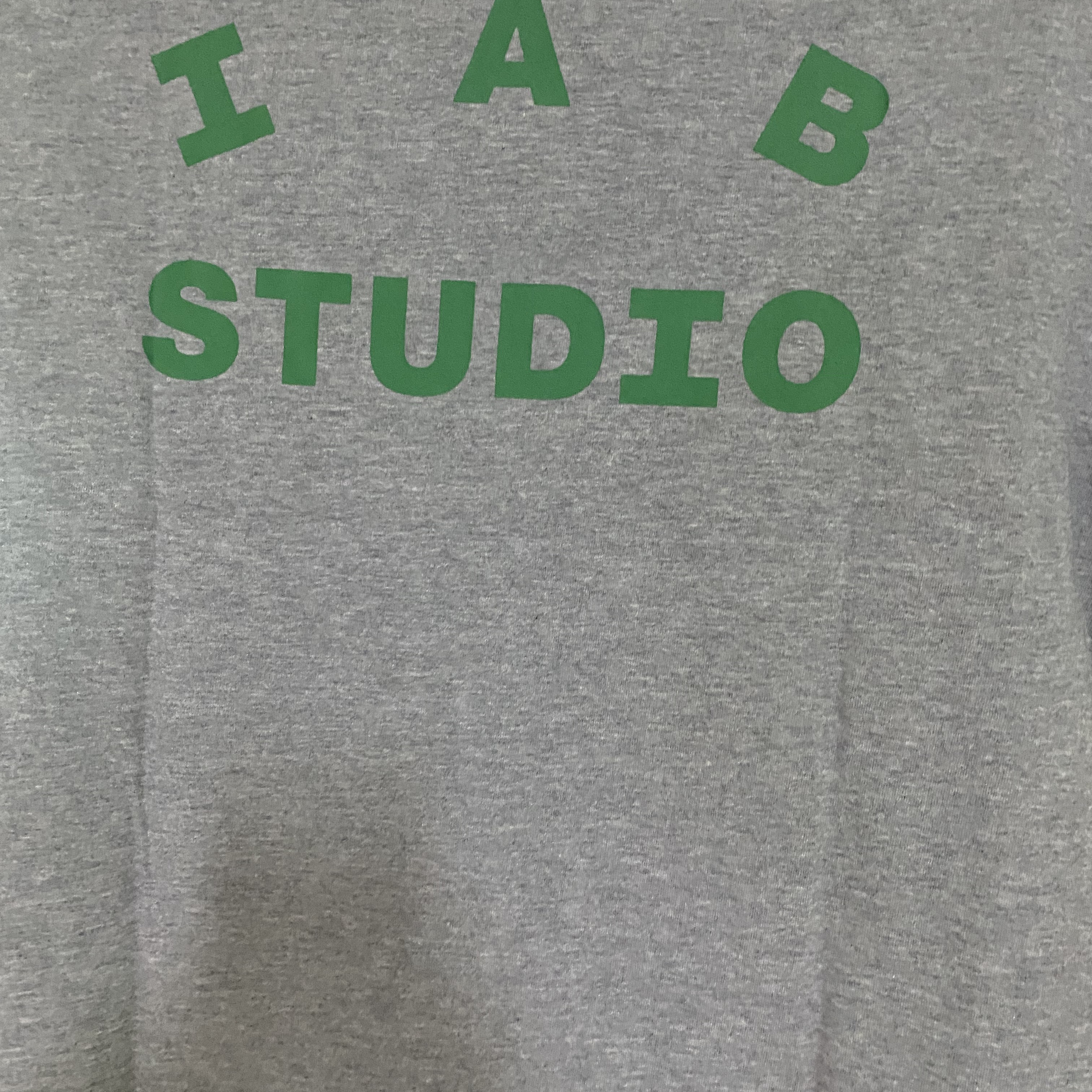 IAB Studio T-Shirt Gray Green - 22FW 착용 스타일