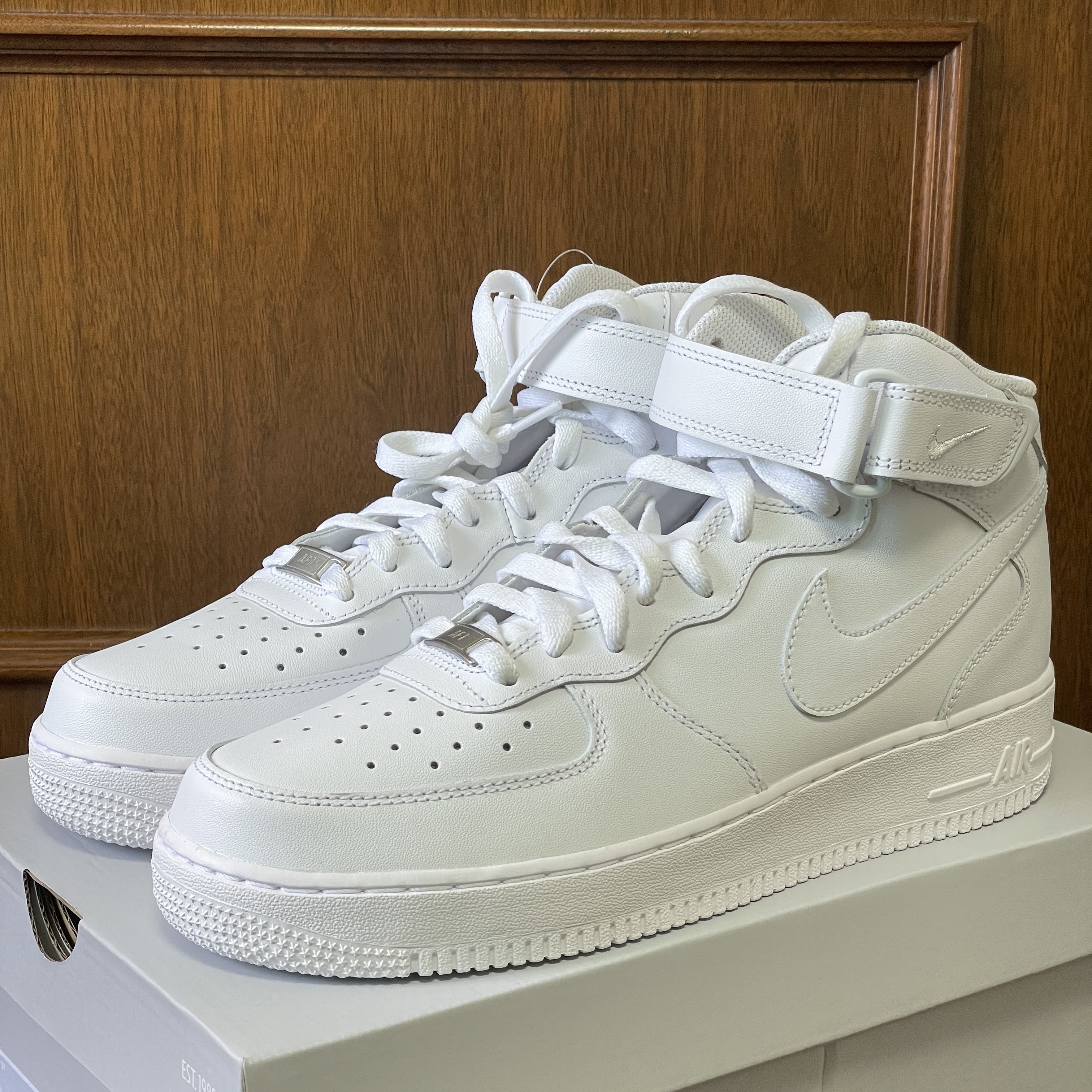 Nike Air Force 1 Mid '07 White 착용 스타일 - 2