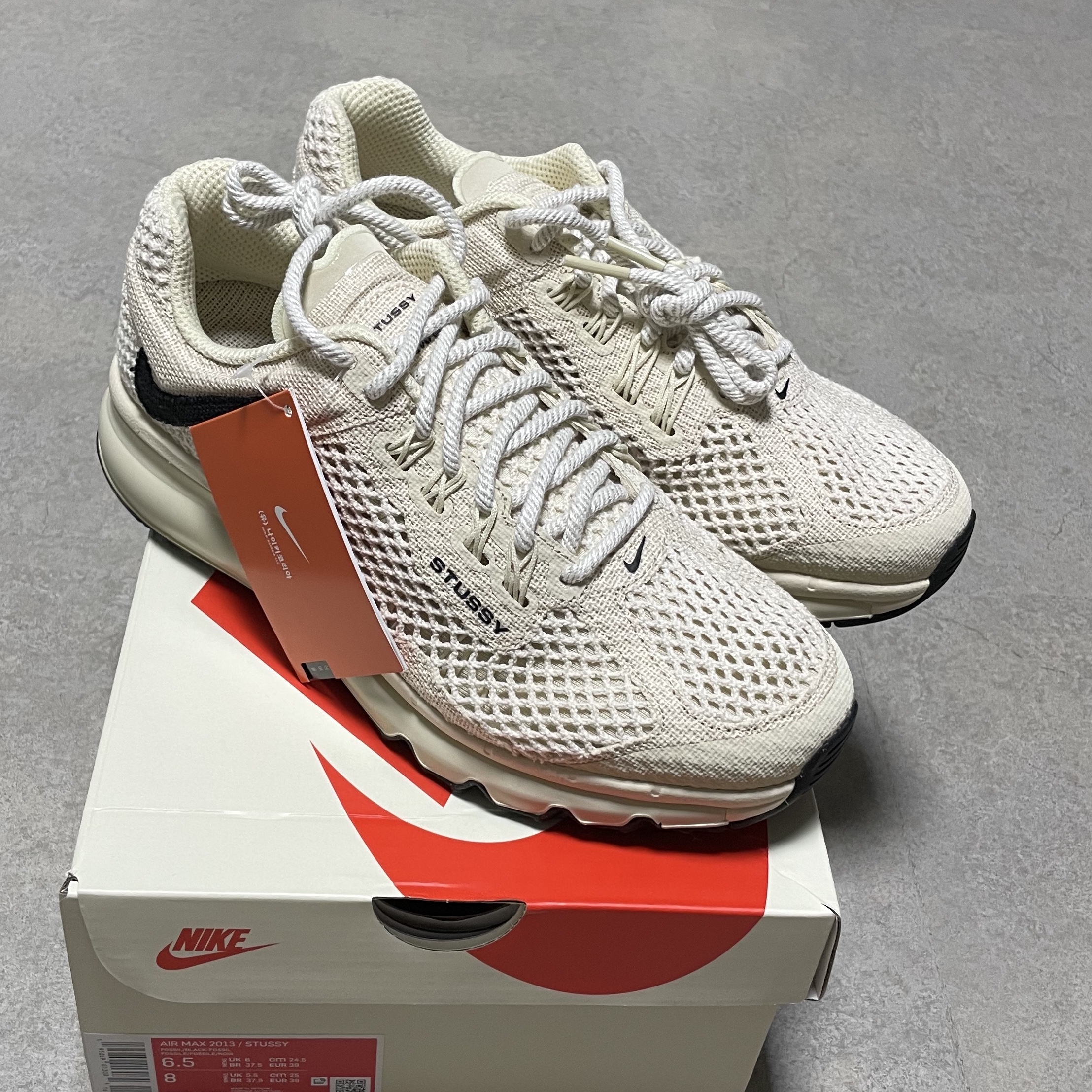 Nike x Stussy Air Max 2013 Fossil 착용 스타일 - 3