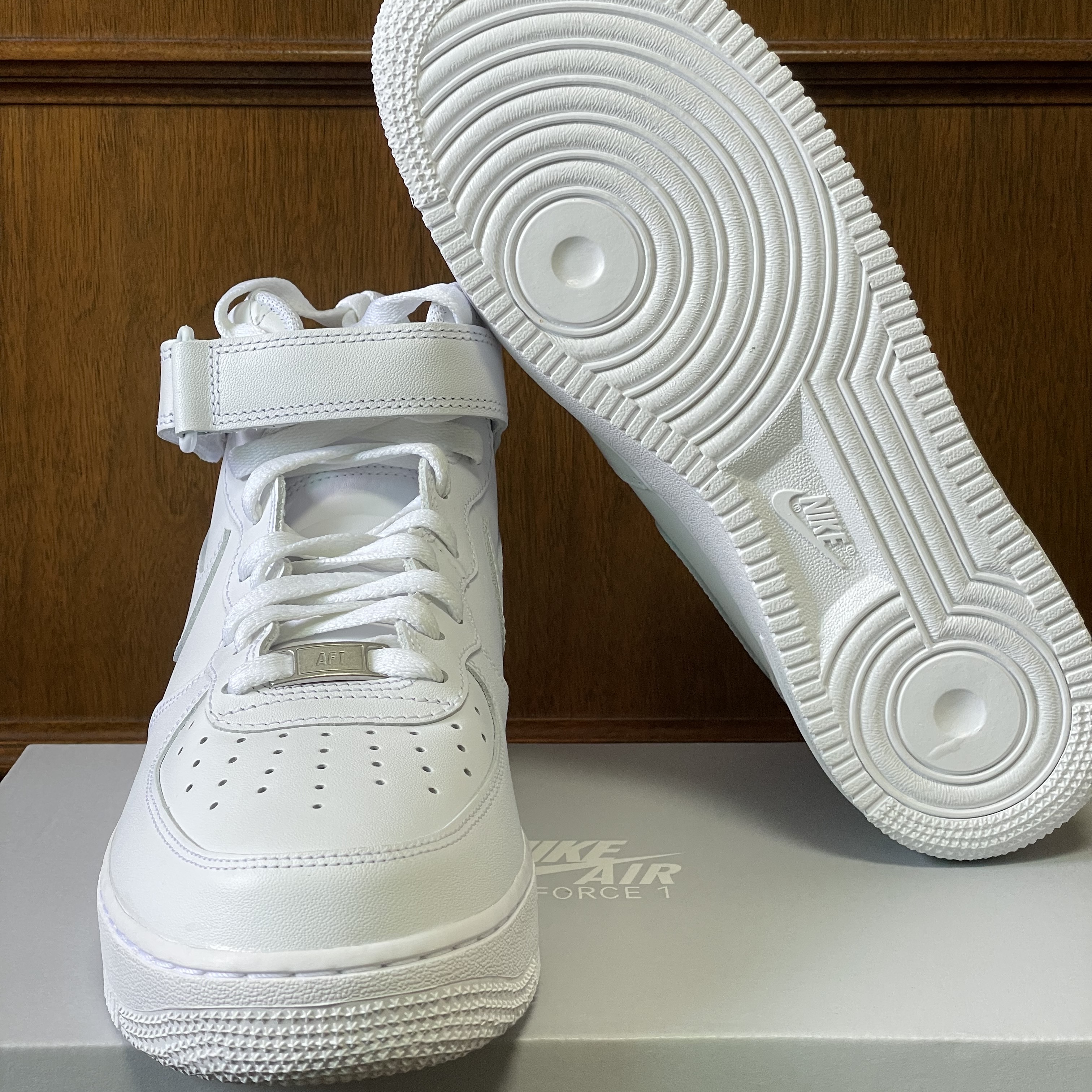 Nike Air Force 1 Mid '07 White 착용 스타일 - 5