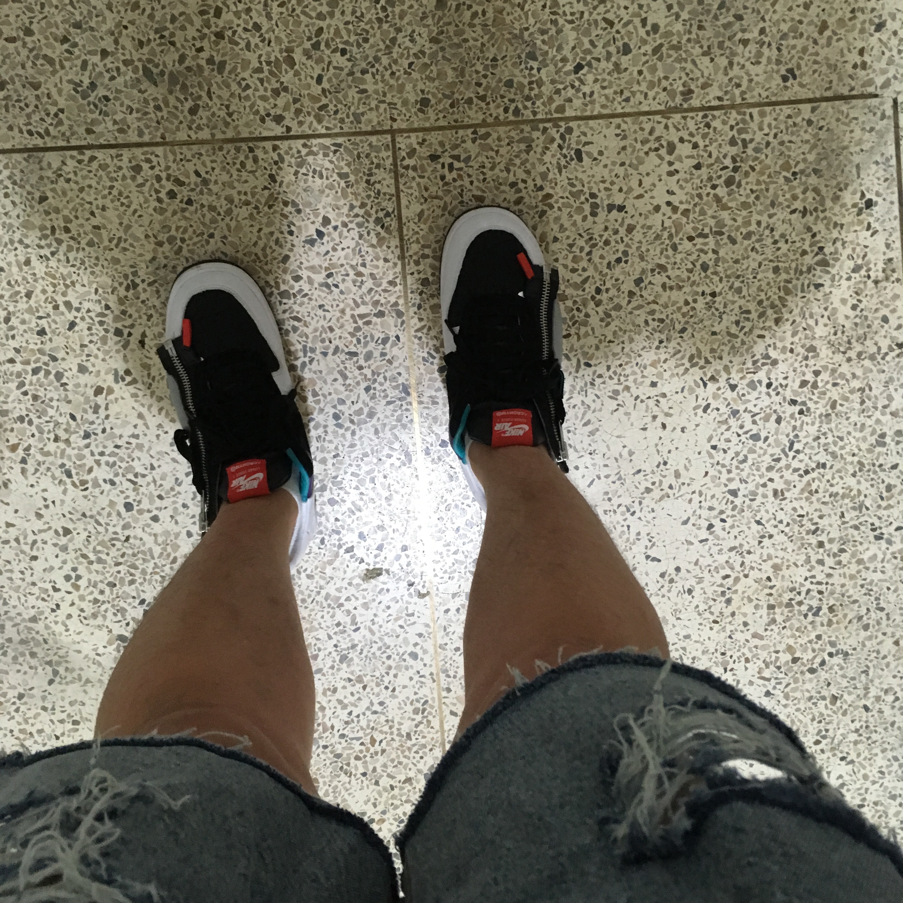 Jordan 11 Retro Legend Blue 2014, Nike x Acronym Lunar Force 1 SP Zip Turbo Green 착용 스타일 - 2