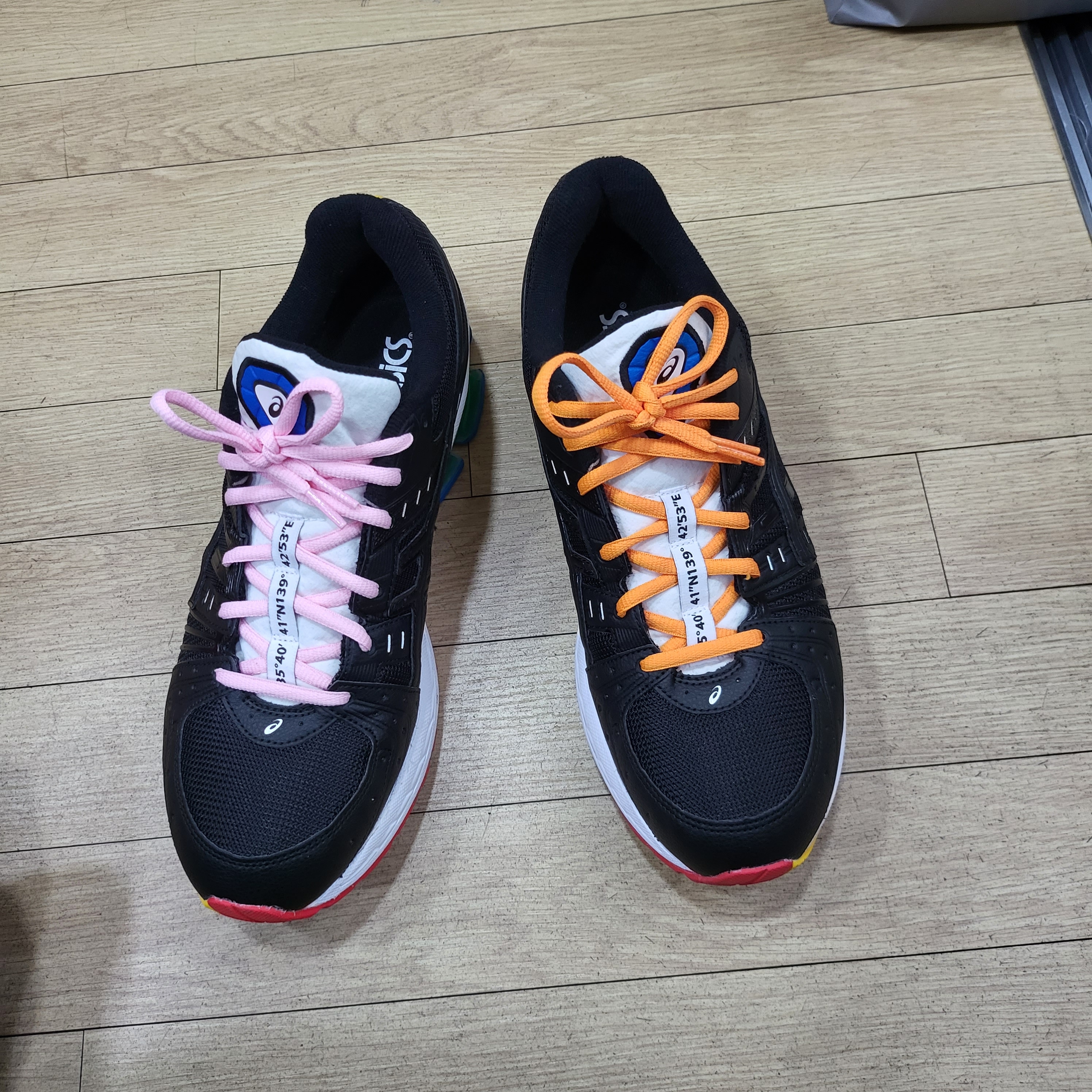 Asics Gel Kinsei OG Black, Asics x Affix Works Gel-Kinsei OG Illusion Blue 착용 스타일 - 2