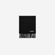 Acne Studios Wool Fringe Scarf Black