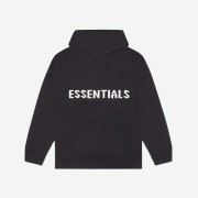 Essentials Knit Hoodie Black - 20FW