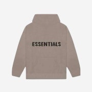 Essentials Knit Hoodie Taupe - 20FW