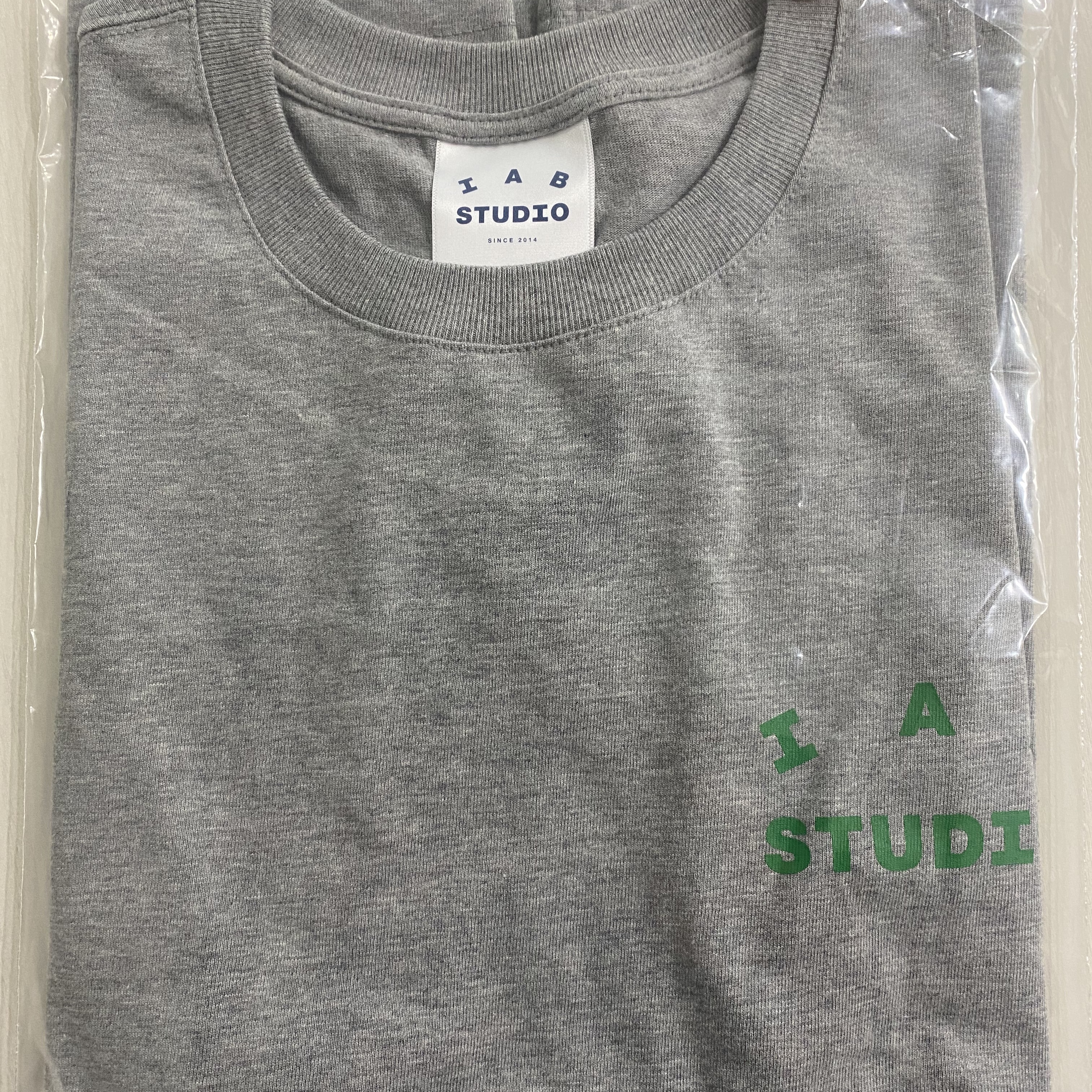 IAB Studio T-Shirt Gray Green - 22FW 착용 스타일