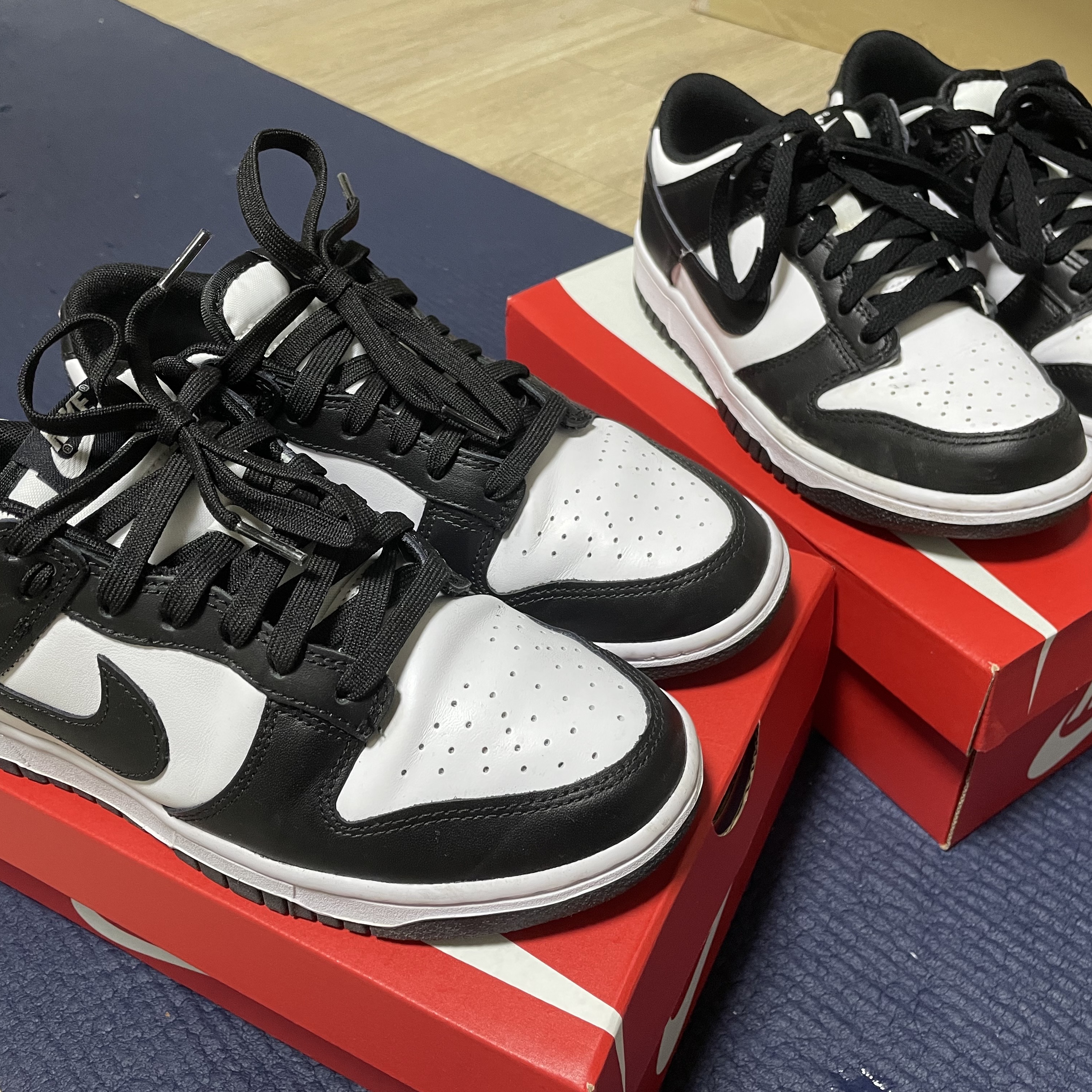 Nike Dunk Low Retro Black 착용 스타일 - 1