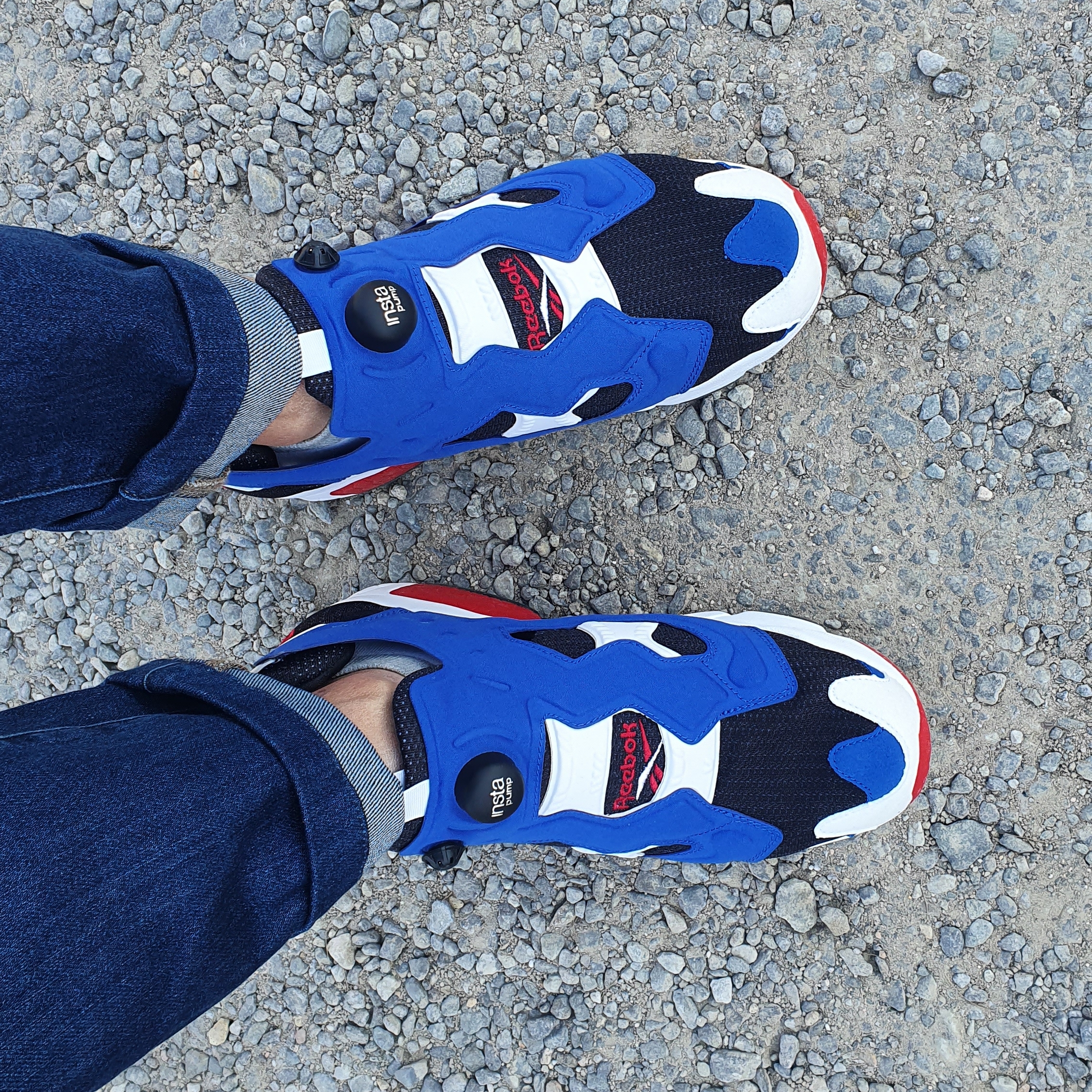 Reebok Instapump Fury Tricolor 착용 스타일