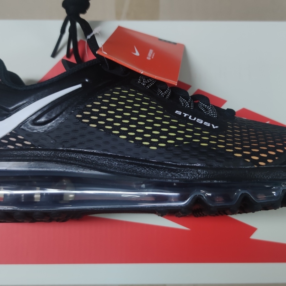 Nike x Stussy Air Max 2013 Black 착용 스타일 - 4