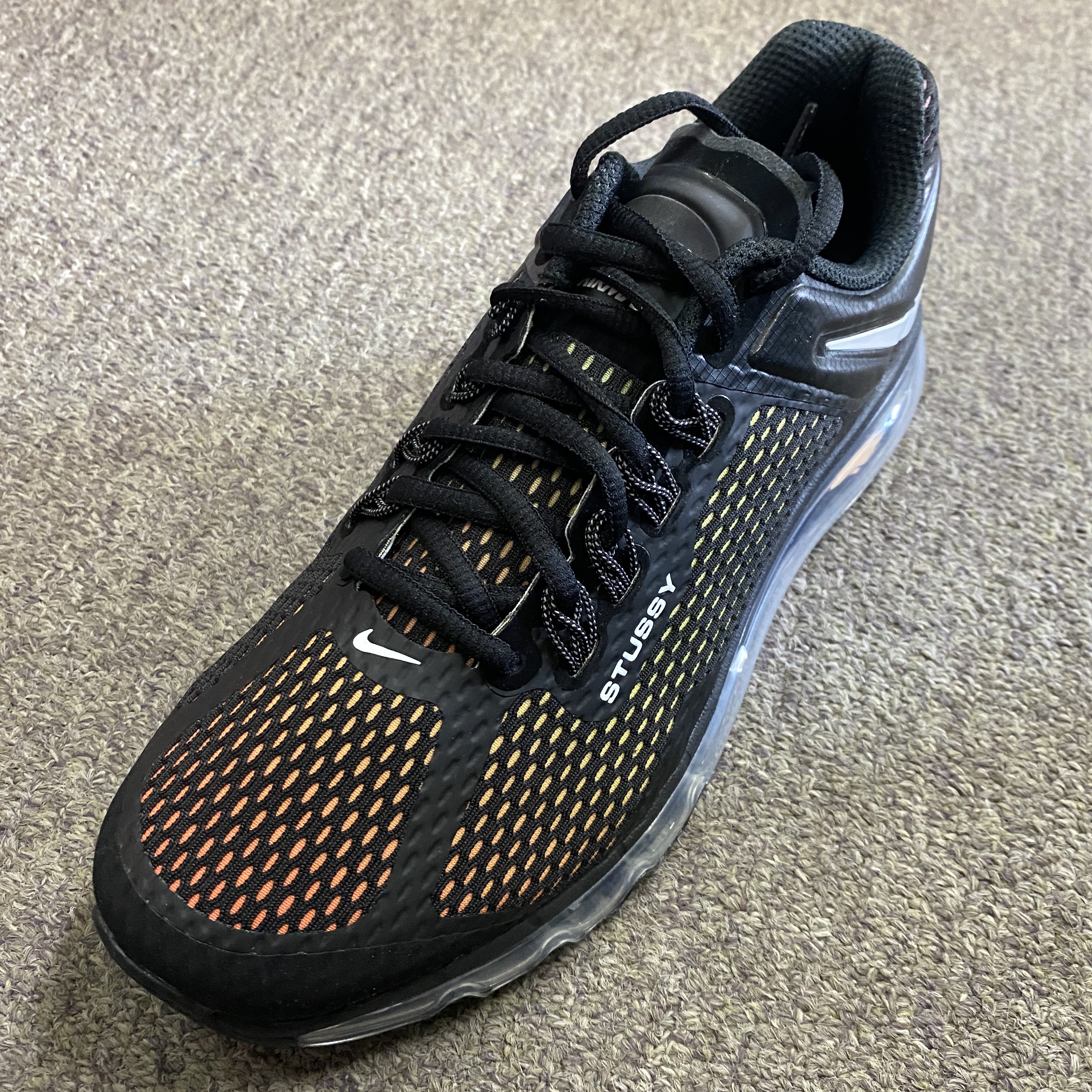 Nike x Stussy Air Max 2013 Black 착용 스타일