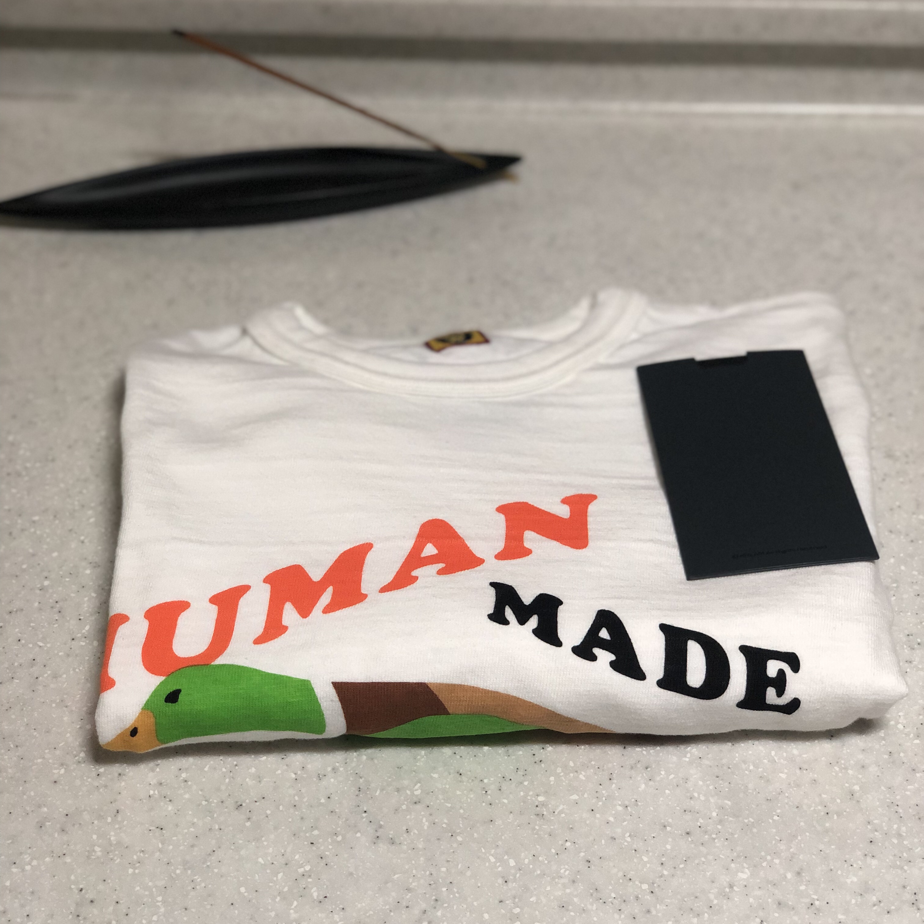 Human Made Flying Duck T-Shirt White 착용 스타일