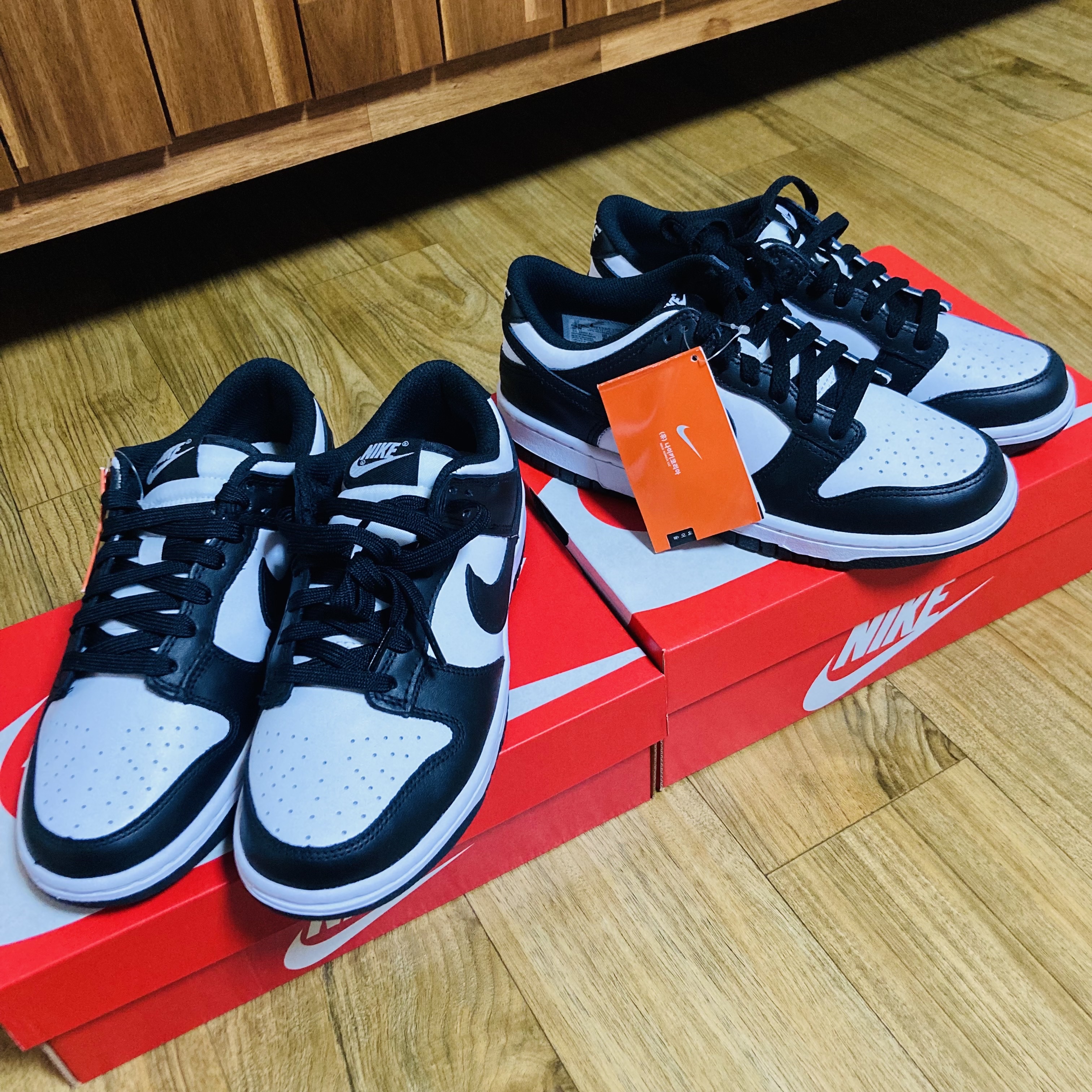 (W) Nike Dunk Low Black, (GS) Nike Dunk Low Black 착용 스타일