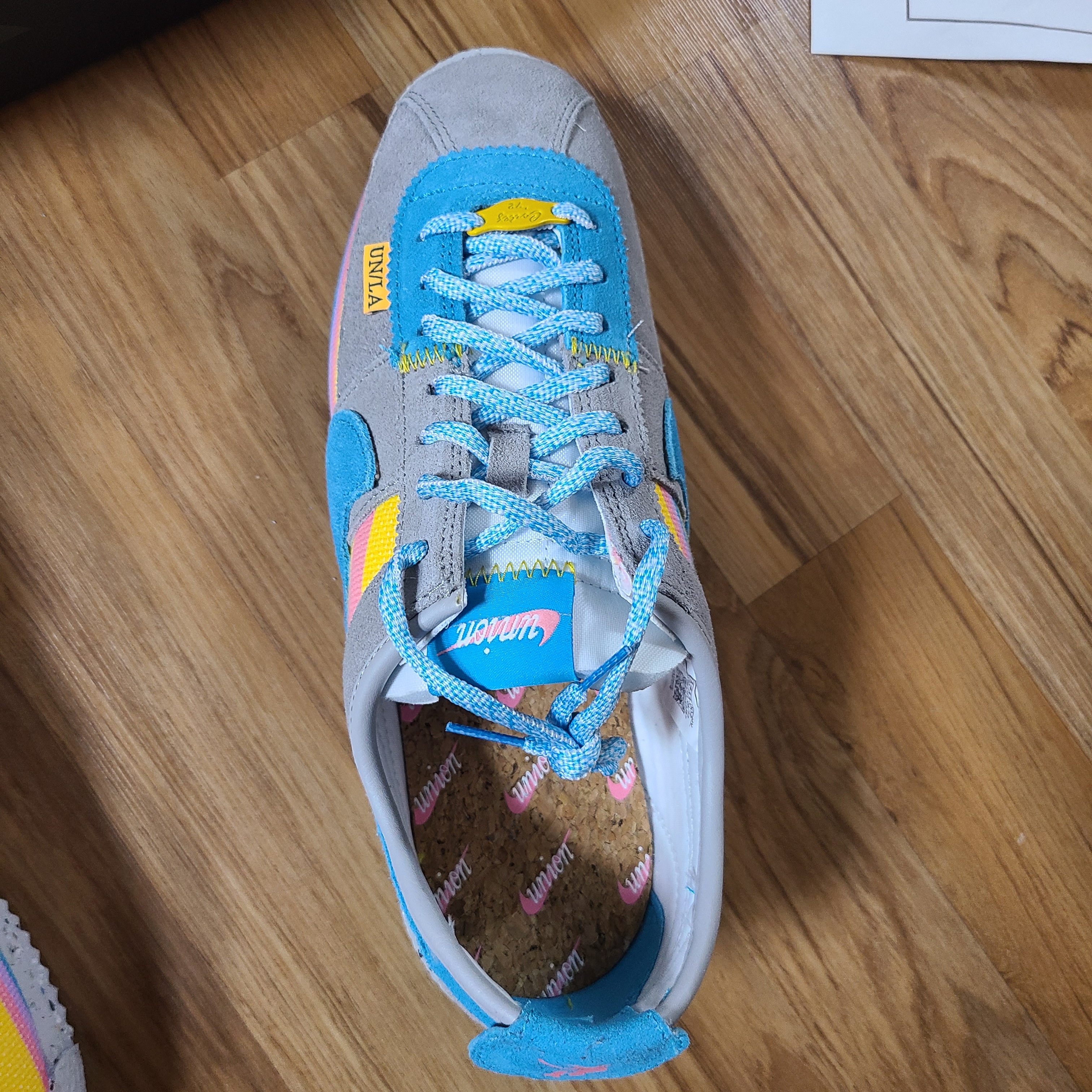 Nike x Union Cortez SP Light Smoke 착용 스타일 - 1