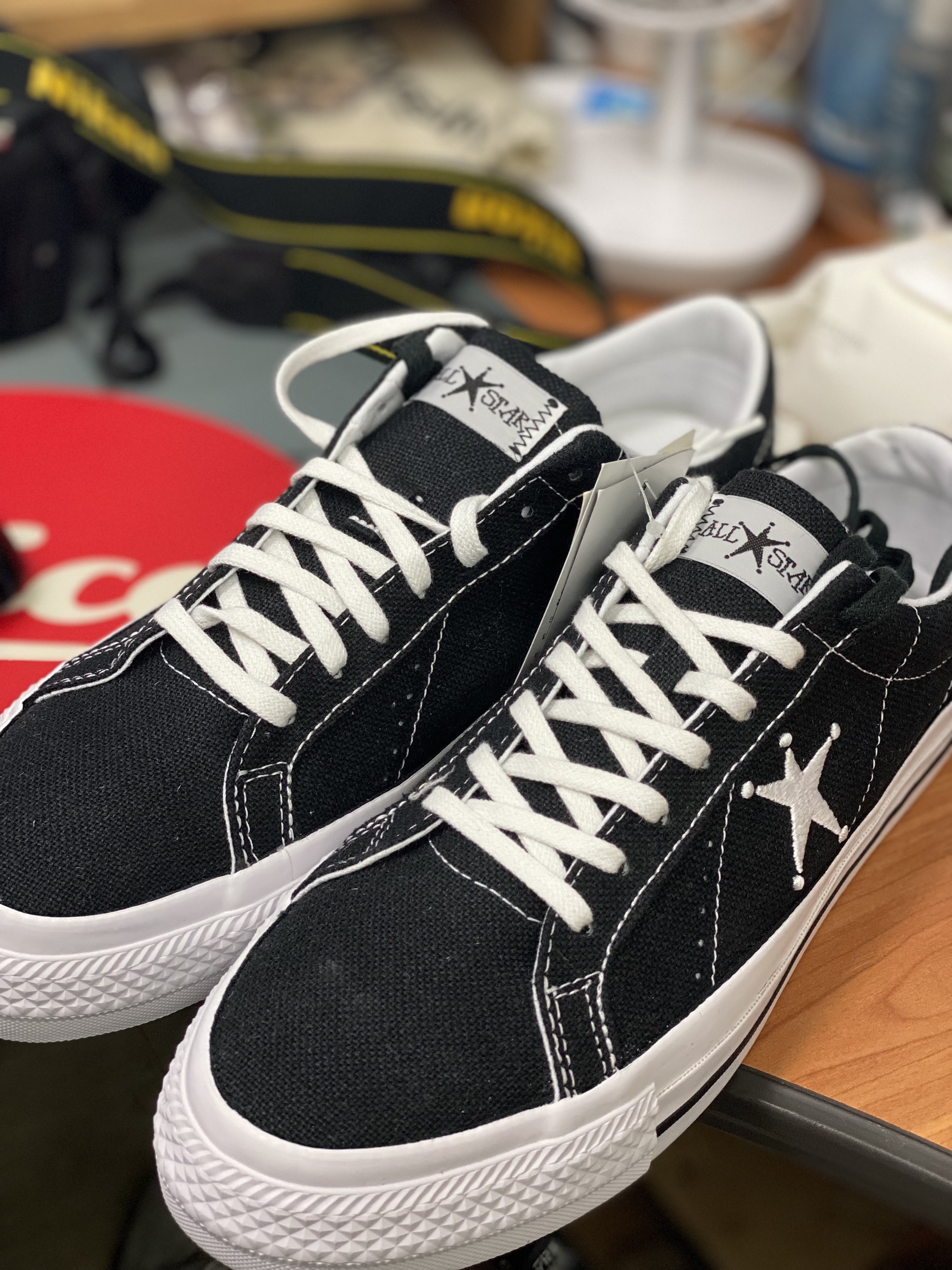 Converse x Stussy One Star Ox Black 착용 스타일