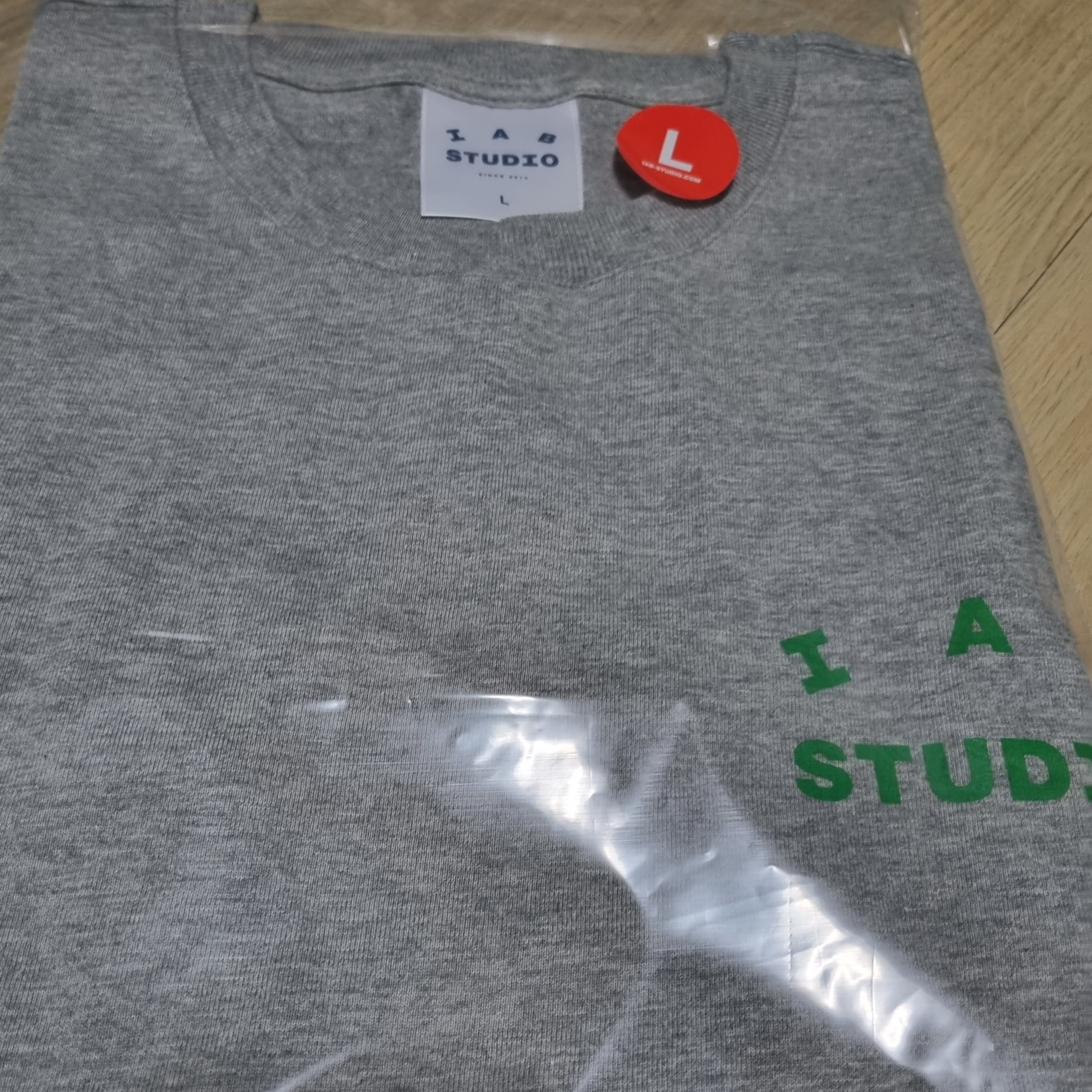 IAB Studio T-Shirt Gray Green - 22FW 착용 스타일
