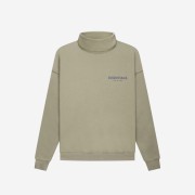 Essentials Pull-Over Mockneck Pistachio - 21FW