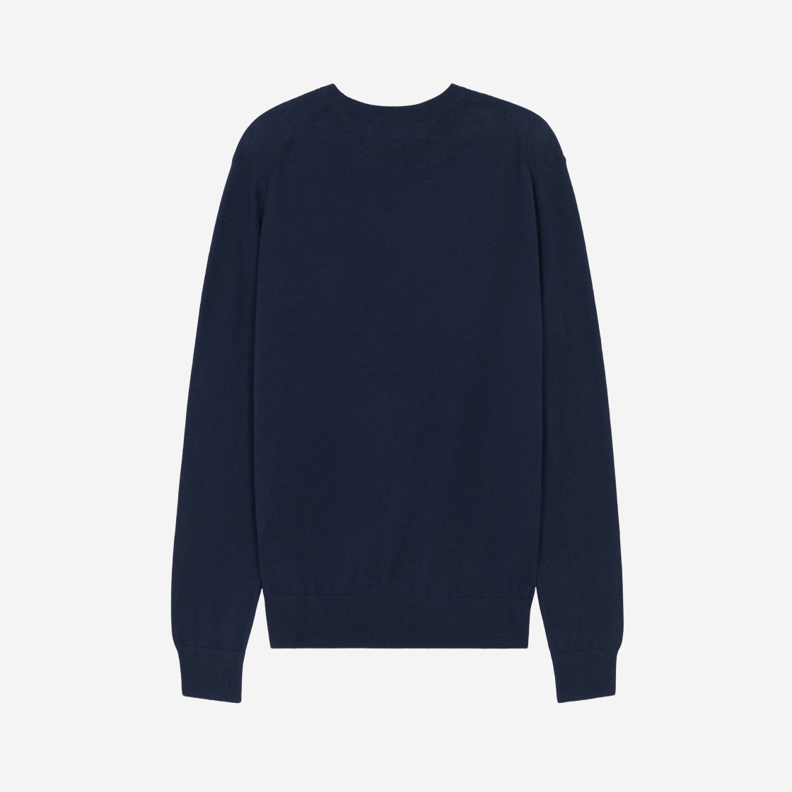 Maison Kitsune Tonal Fox Patch Regular R-Neck Pullover Knit Navy 상세 이미지 2