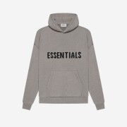 Essentials Knit Pullover Hoodie Heather Oatmeal - 21SS