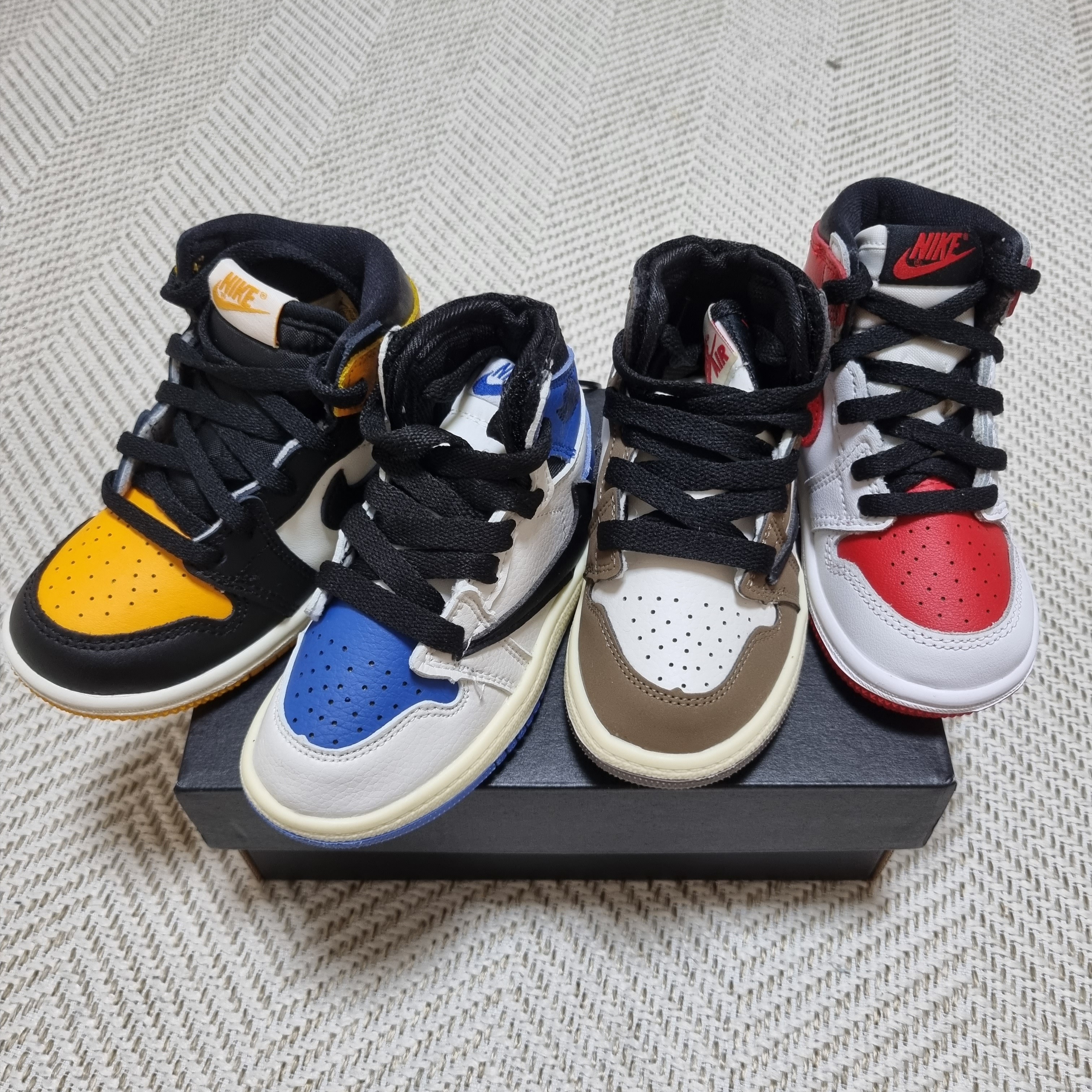 (TD) Jordan 1 Retro High OG Taxi, (TD) Jordan 1 Retro High OG Heritage 착용 스타일 - 2