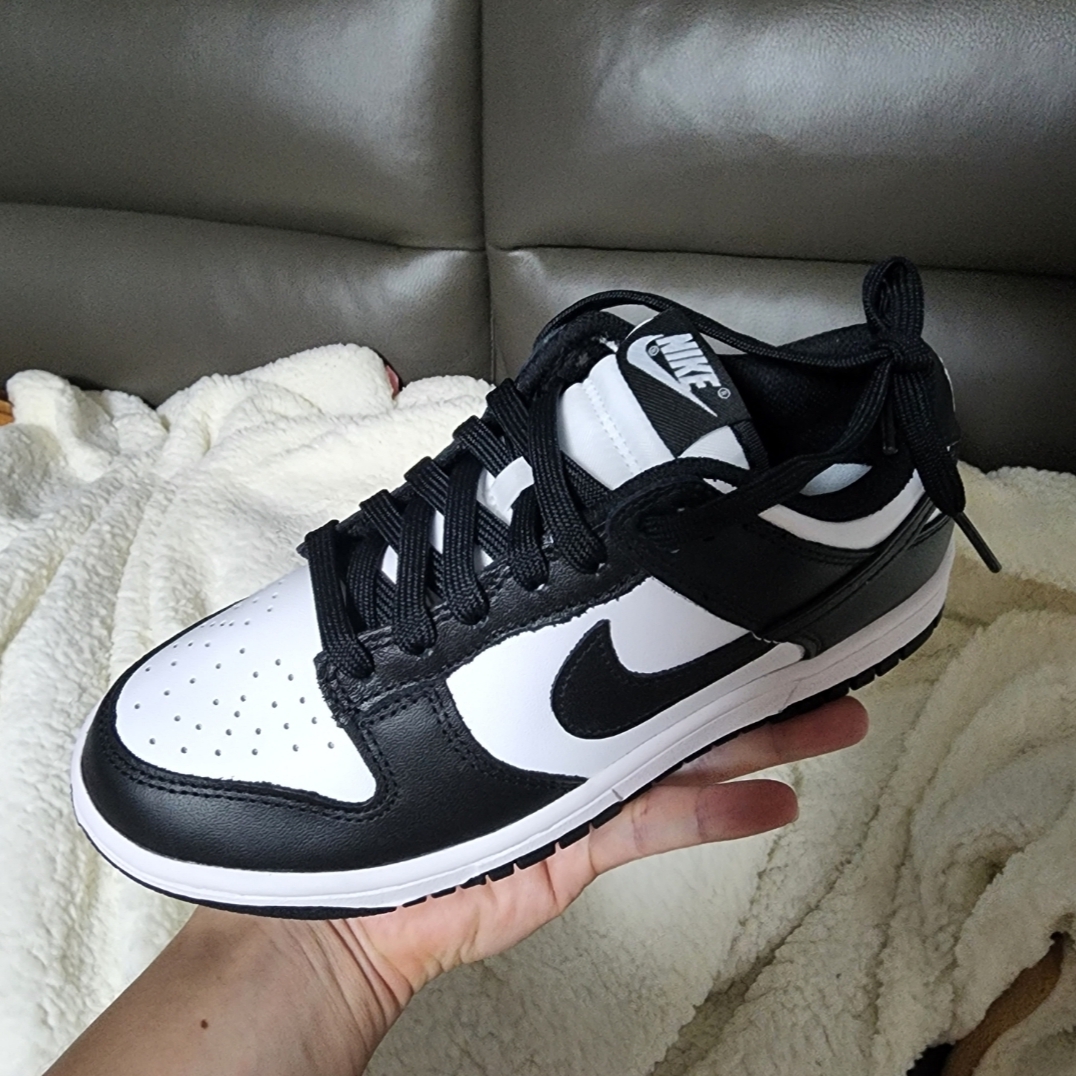 (W) Nike Dunk Low Black 착용 스타일