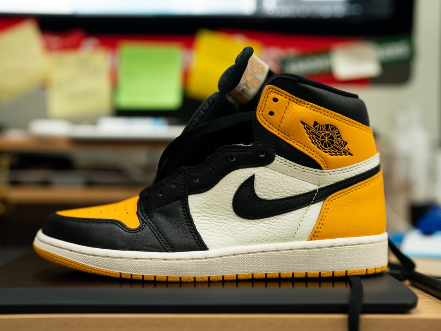 Jordan 1 Retro High OG Taxi 착용 스타일 - 1