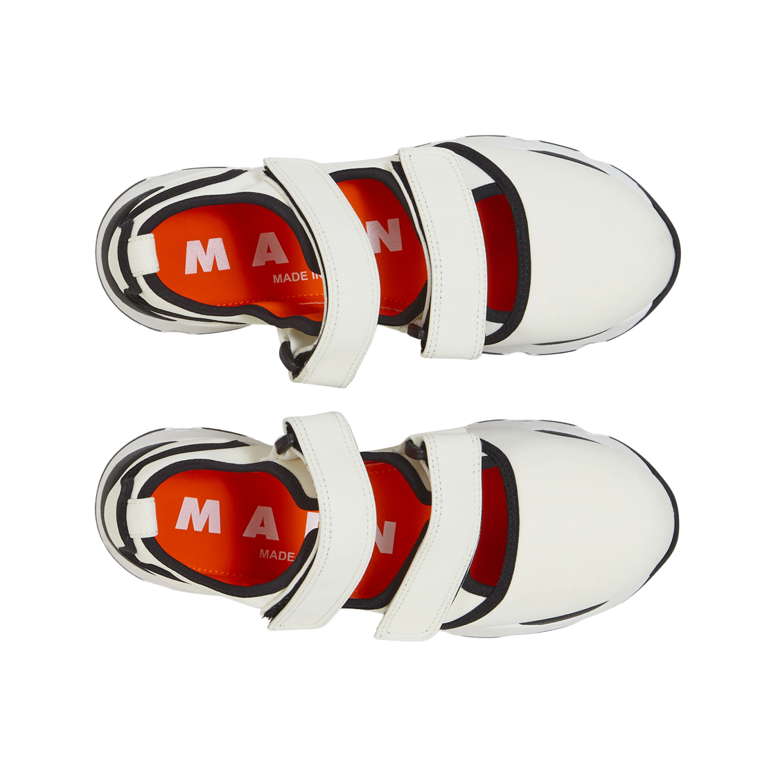 (W) 마르니 테크노 패브릭 스니커즈 앨러배스터((W) Marni Techno Fabric Sneakers Alabaster) - 2