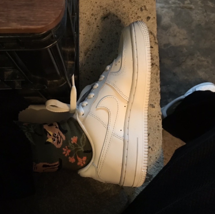 (W) Nike Air Force 1 '07 Low White 착용 스타일