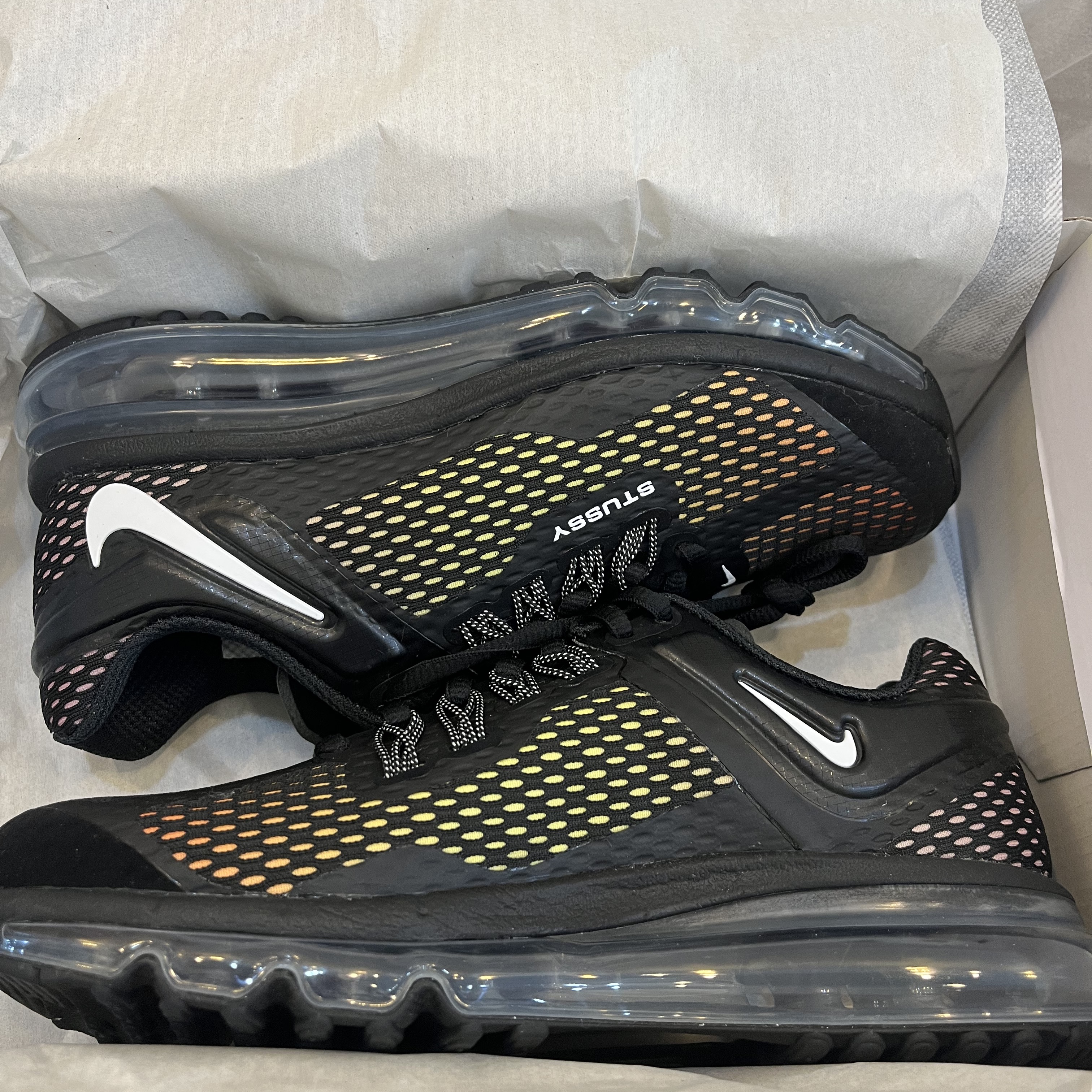 Nike x Stussy Air Max 2013 Black 착용 스타일