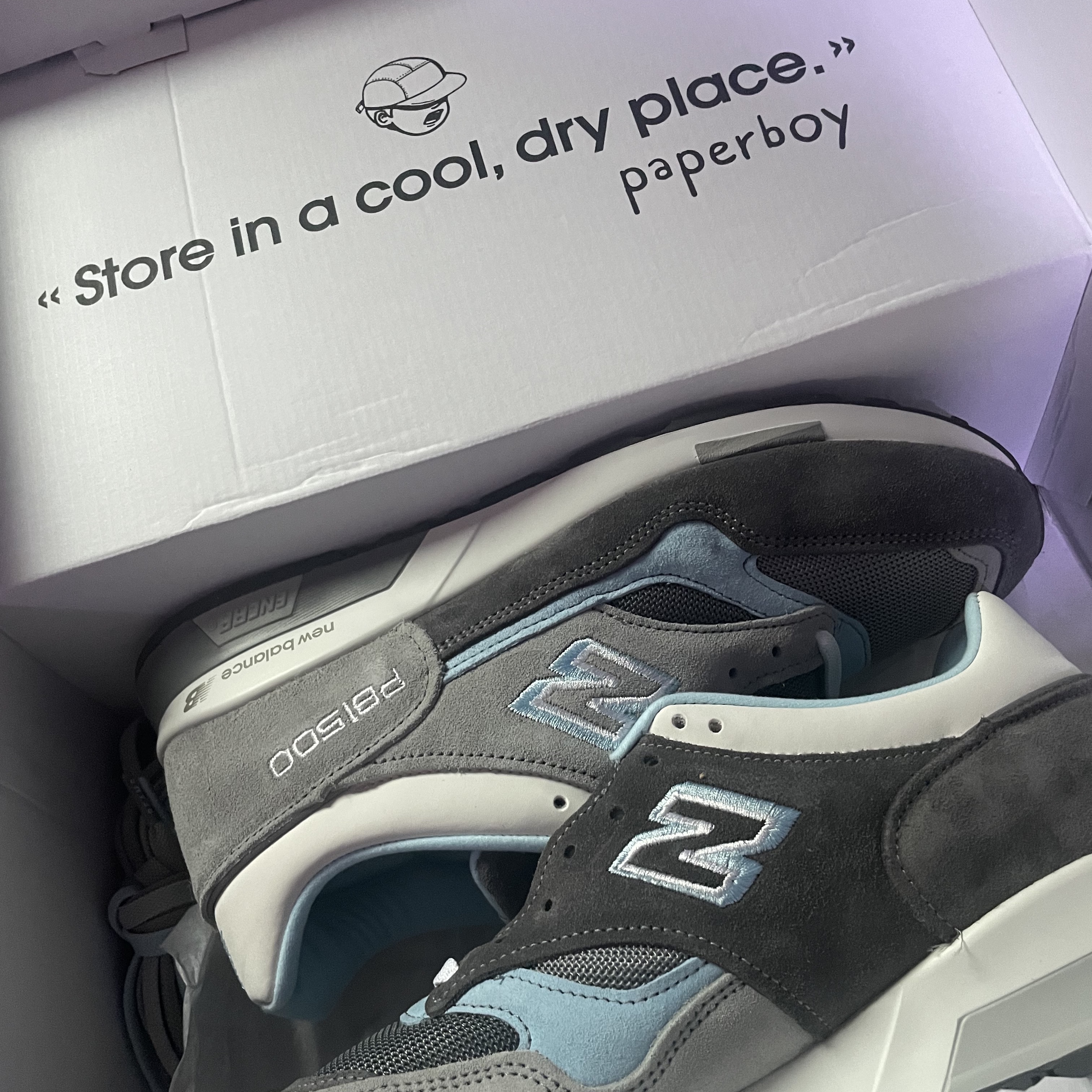 New Balance x Paperboy Paris x Beams 1500 Made in UK Ice Boy 착용 스타일