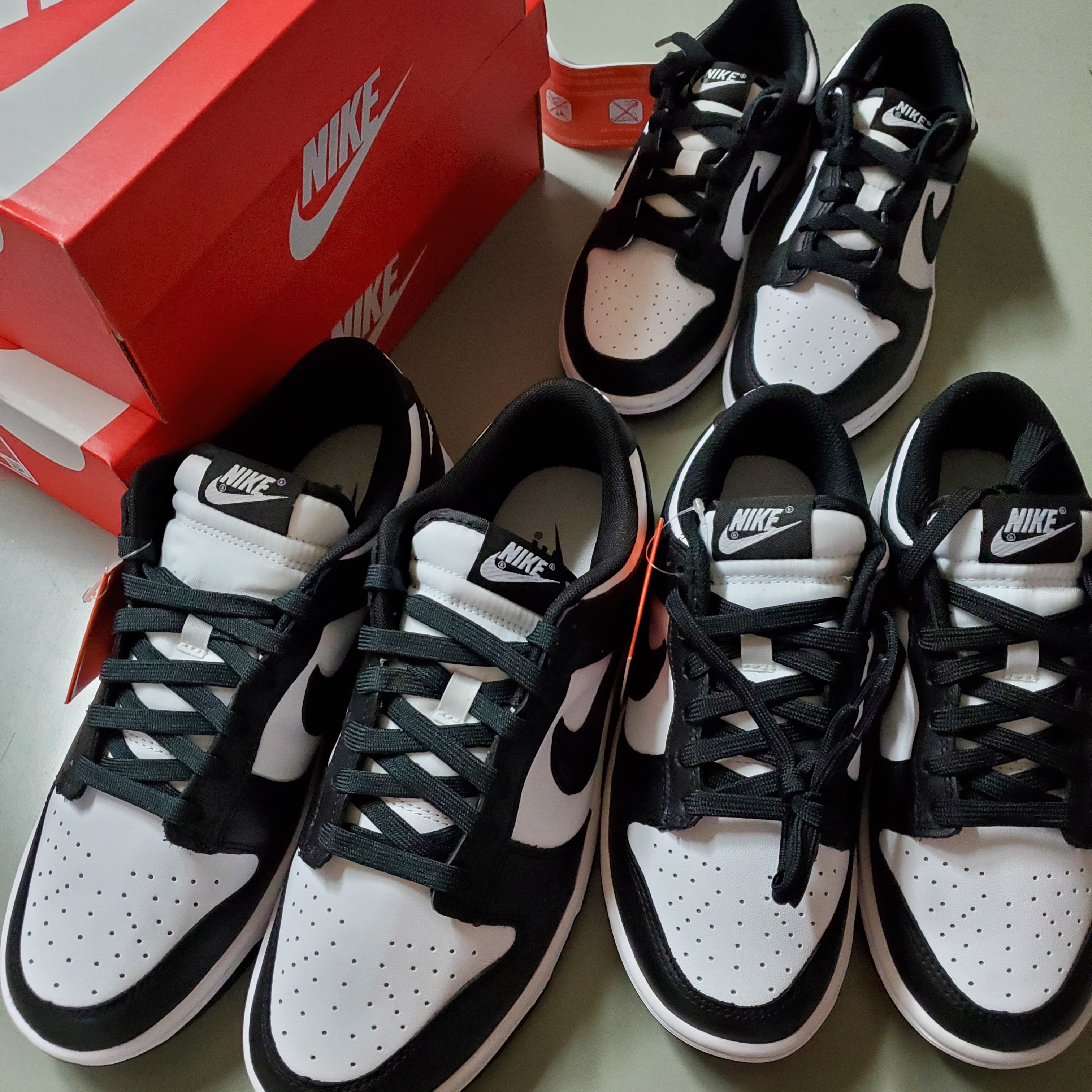 Nike Dunk Low Retro Black, (W) Nike Dunk Low Black 착용 스타일