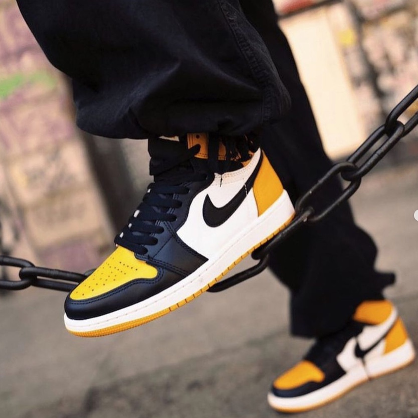 Jordan 1 Retro High OG Taxi, (GS) Jordan 1 Retro High OG Taxi 착용 스타일 - 2