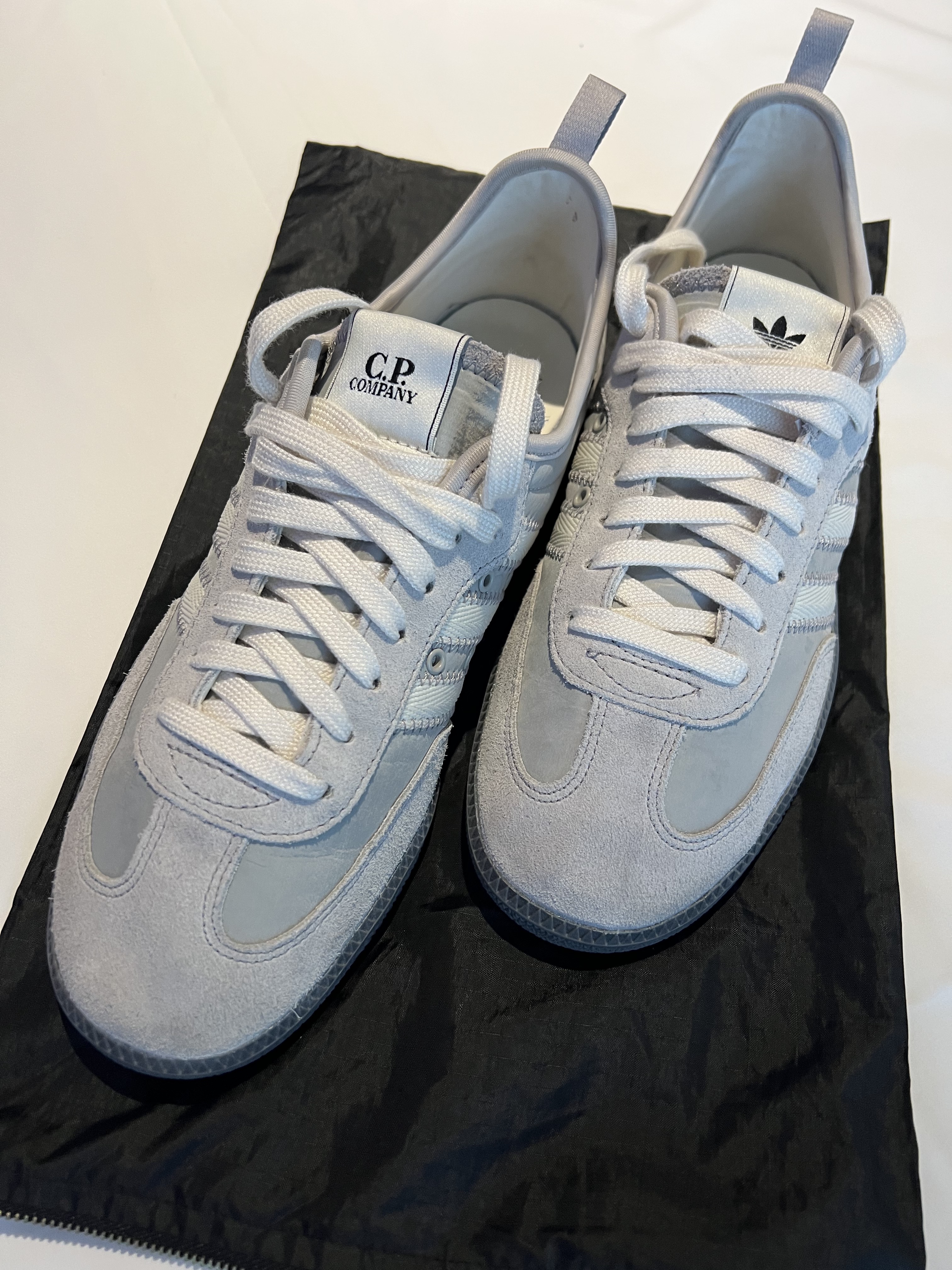 Adidas x C.P. Company Samba Clear Granite 착용 스타일
