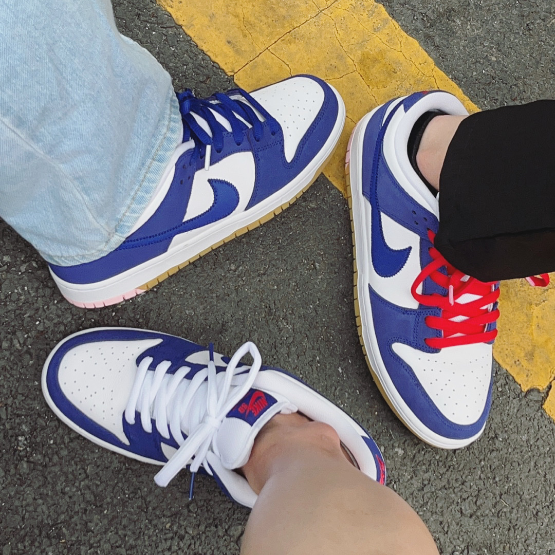 Nike SB Dunk Low Pro Premium Deep Royal Blue 착용 스타일