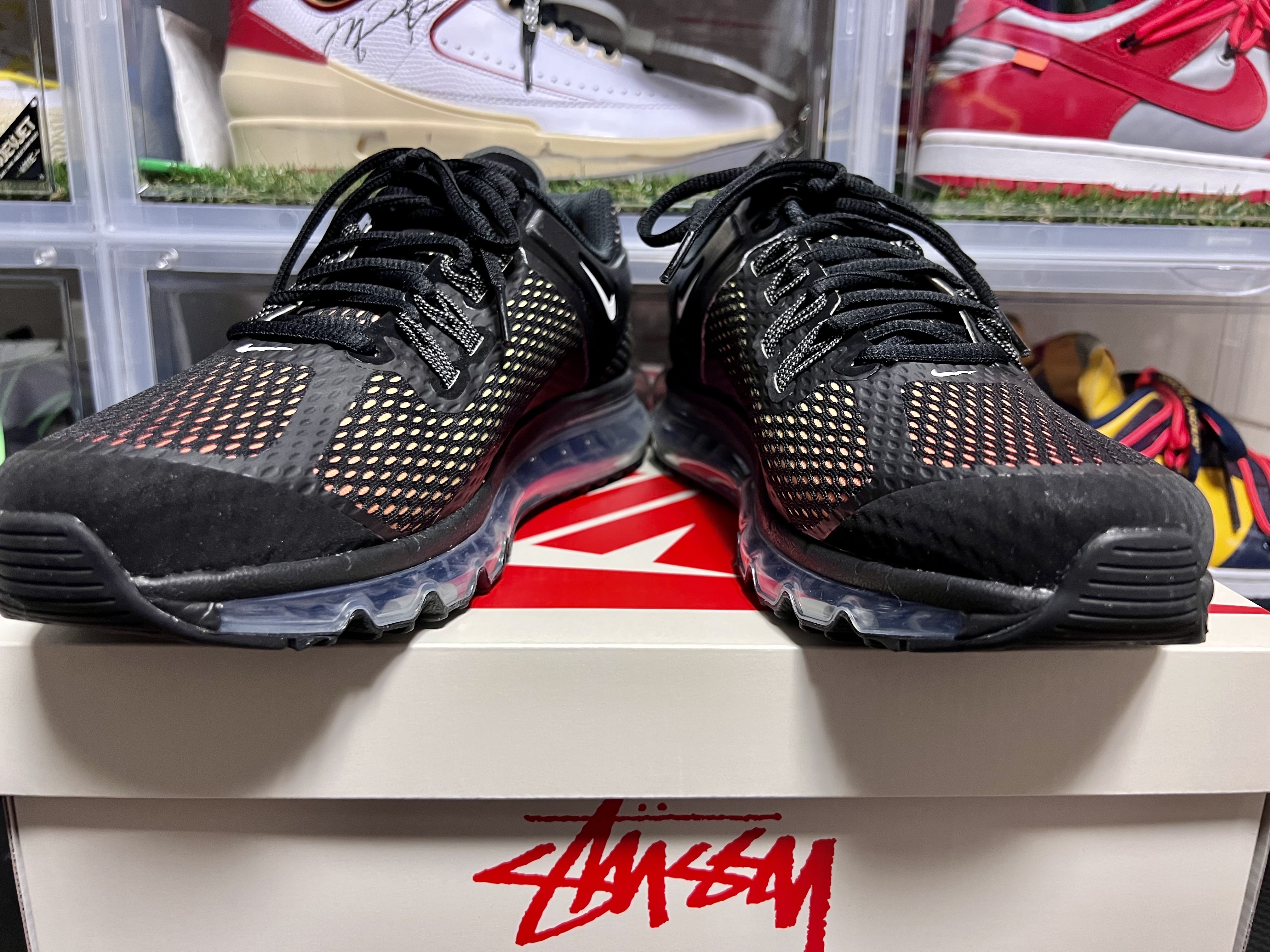 Nike x Stussy Air Max 2013 Black 착용 스타일 - 3