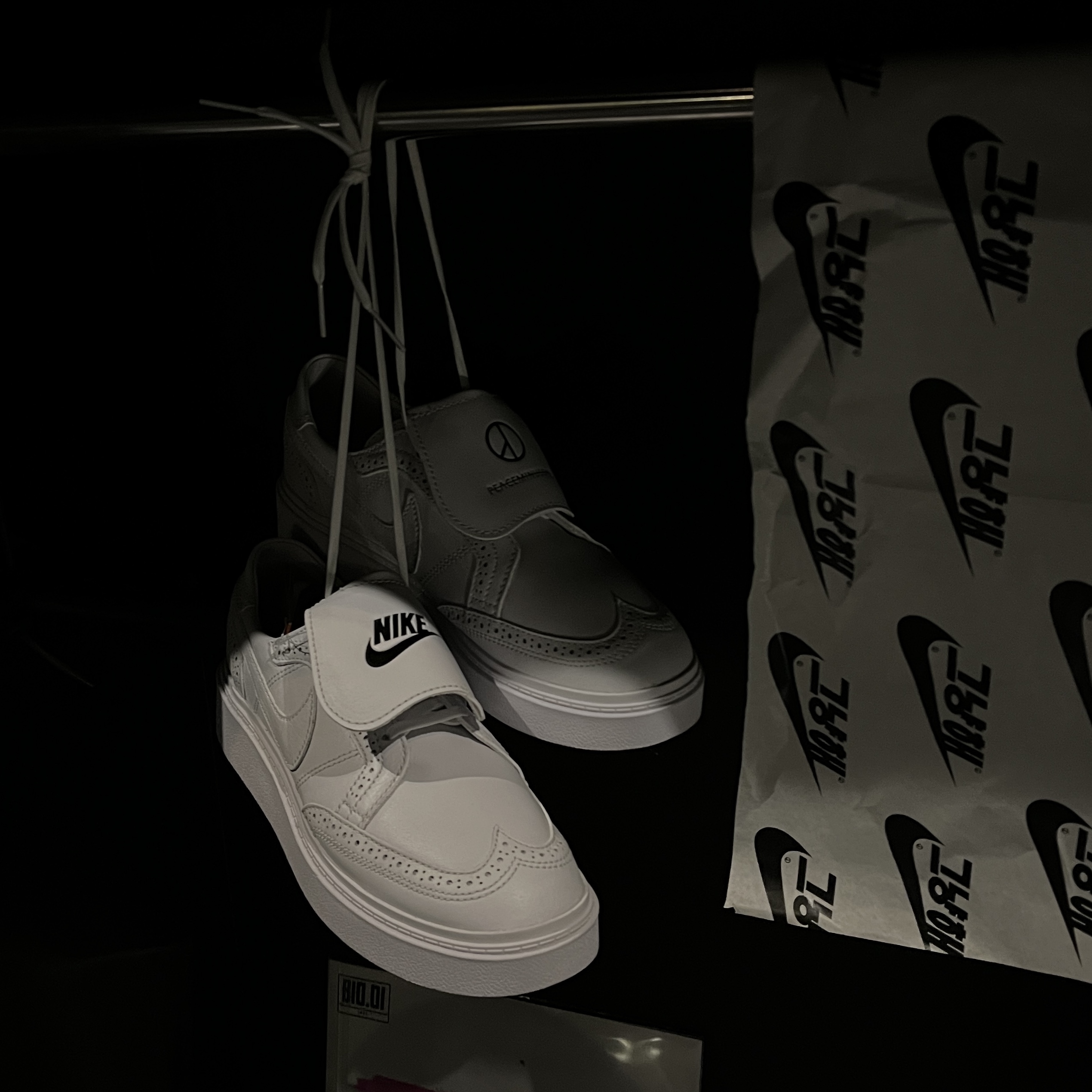 Nike x Peaceminusone Kwondo1 White 착용 스타일