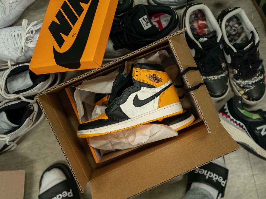 Jordan 1 Retro High OG Taxi 착용 스타일 - 2