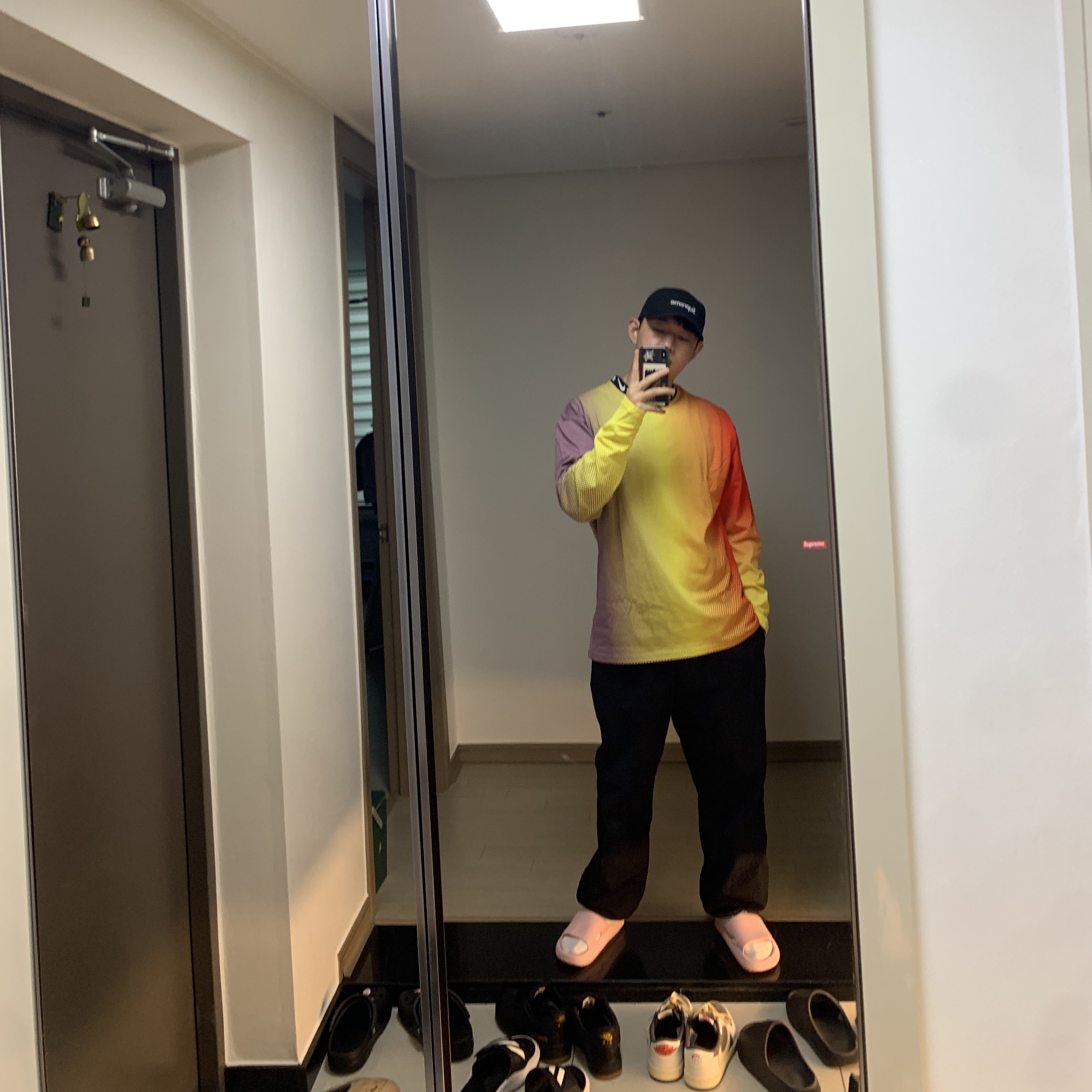 Nike x Stussy NRG FL LS Top Multi Color (DO5308-902) 착용 스타일