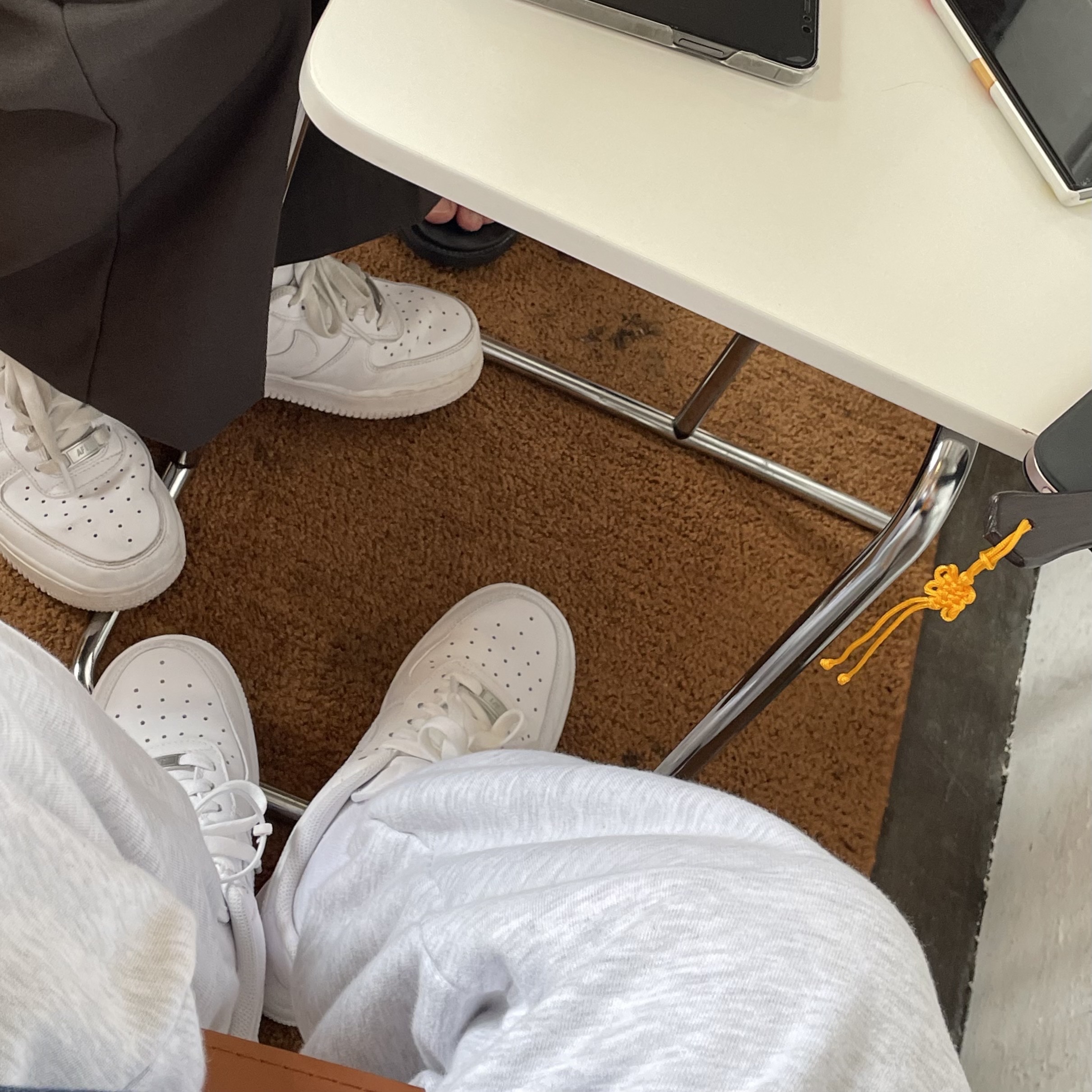 (W) Nike Air Force 1 '07 Low White, Nike Air Force 1 '07 Low White 착용 스타일 - 3